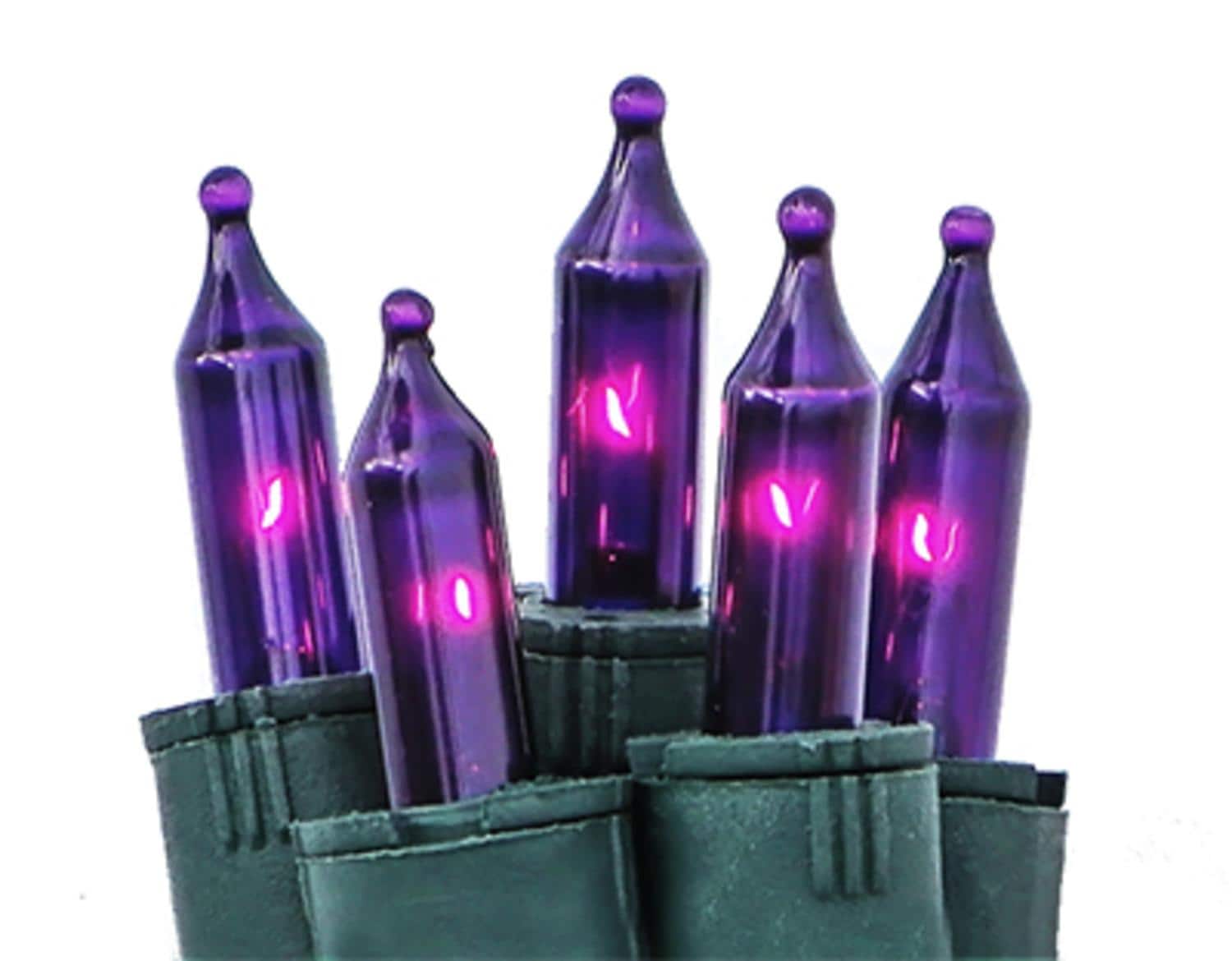 50ct. Purple Perm-O-Snap Mini String Lights