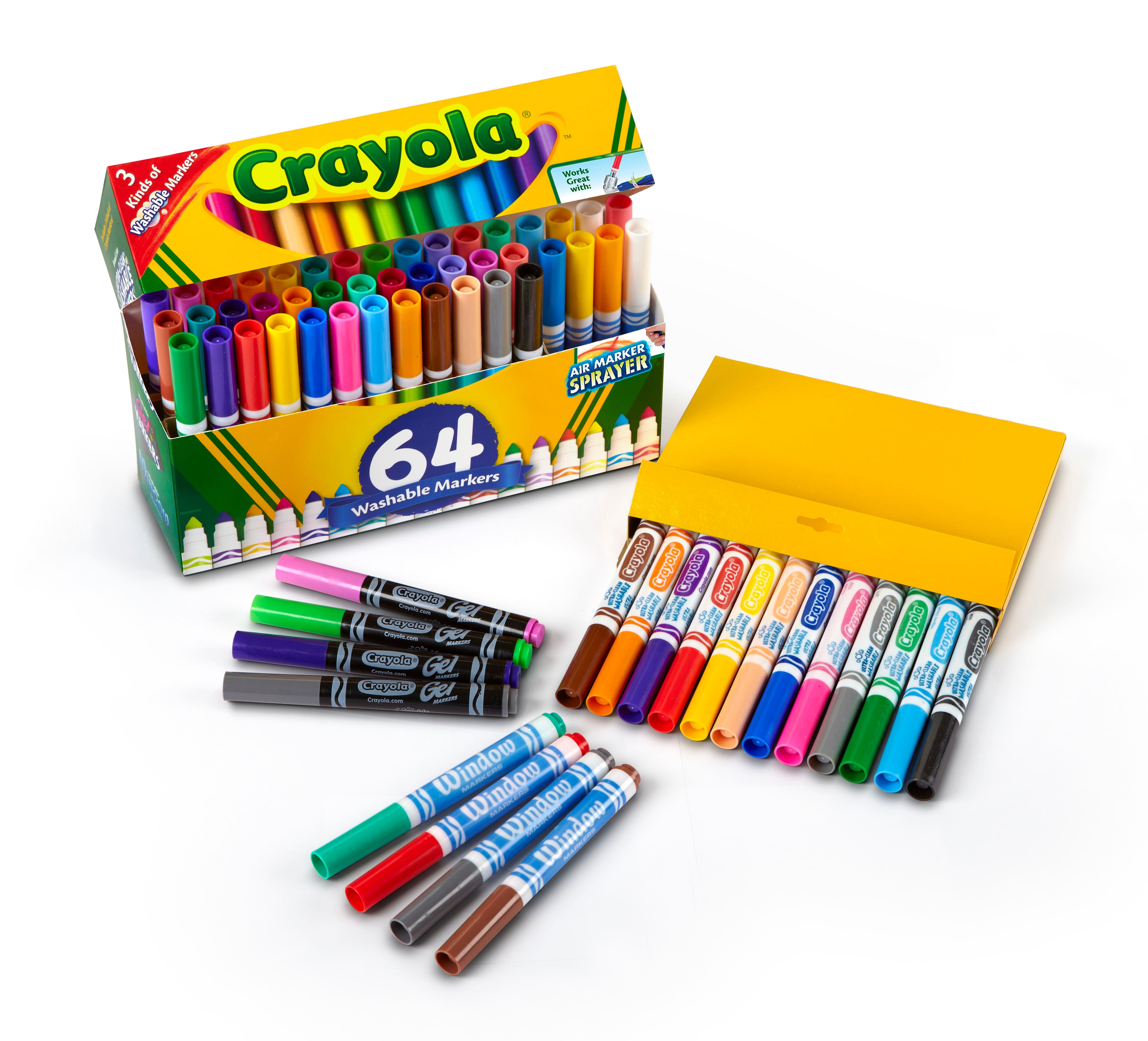 Crayola Fine Point Non-Washable Marker Set 8 CT