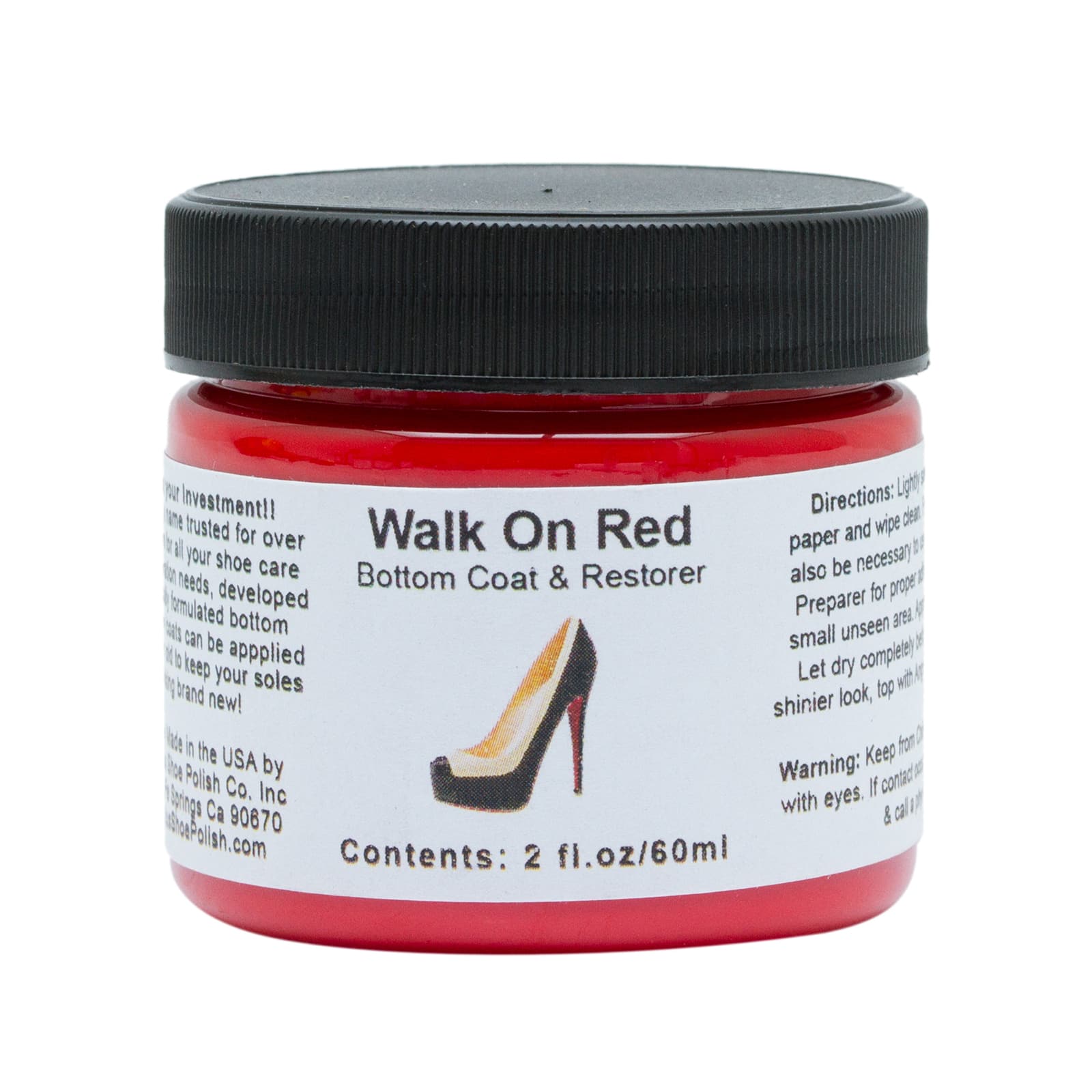 Walk on Red Bottom Coat & Restorer Angelus Brand Acrylic Leather Paint