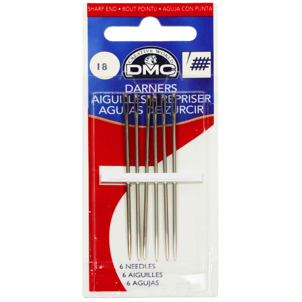 24 Packs: 6 ct. (144 total) DMC® Darners Needles, Size 18