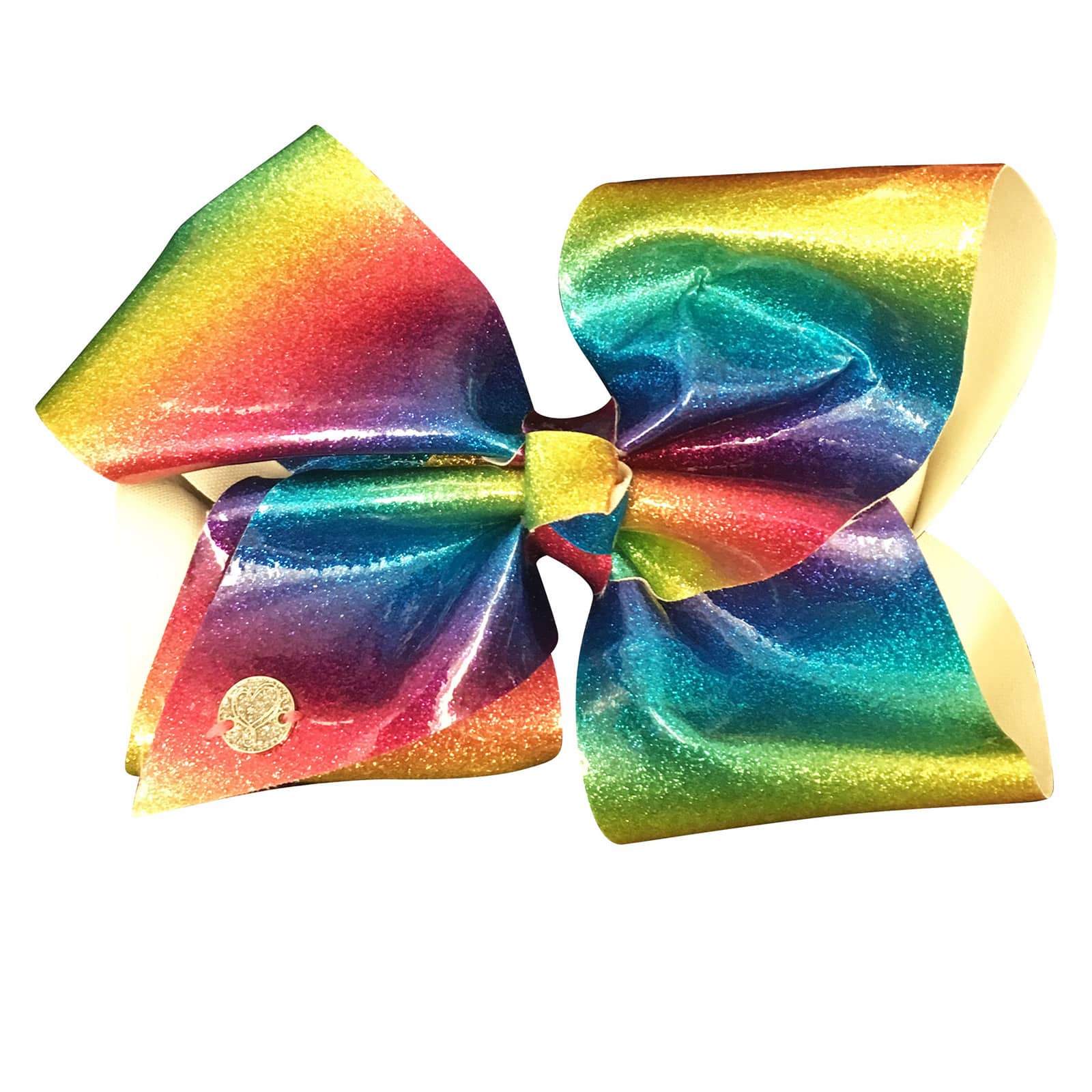 JoJo Siwa Iridescent Glitter Bow, Rainbow