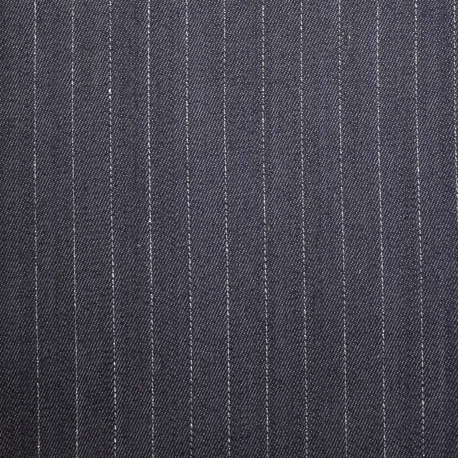 metallic denim fabric