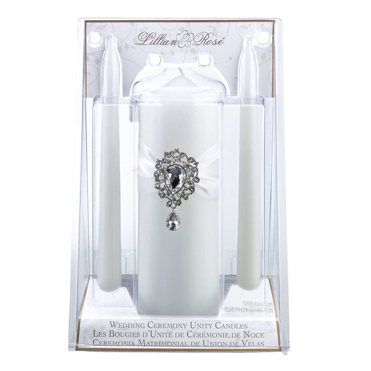 Wilton Graceful Wedding Day Collection Unity Candle and Taper Candles Set