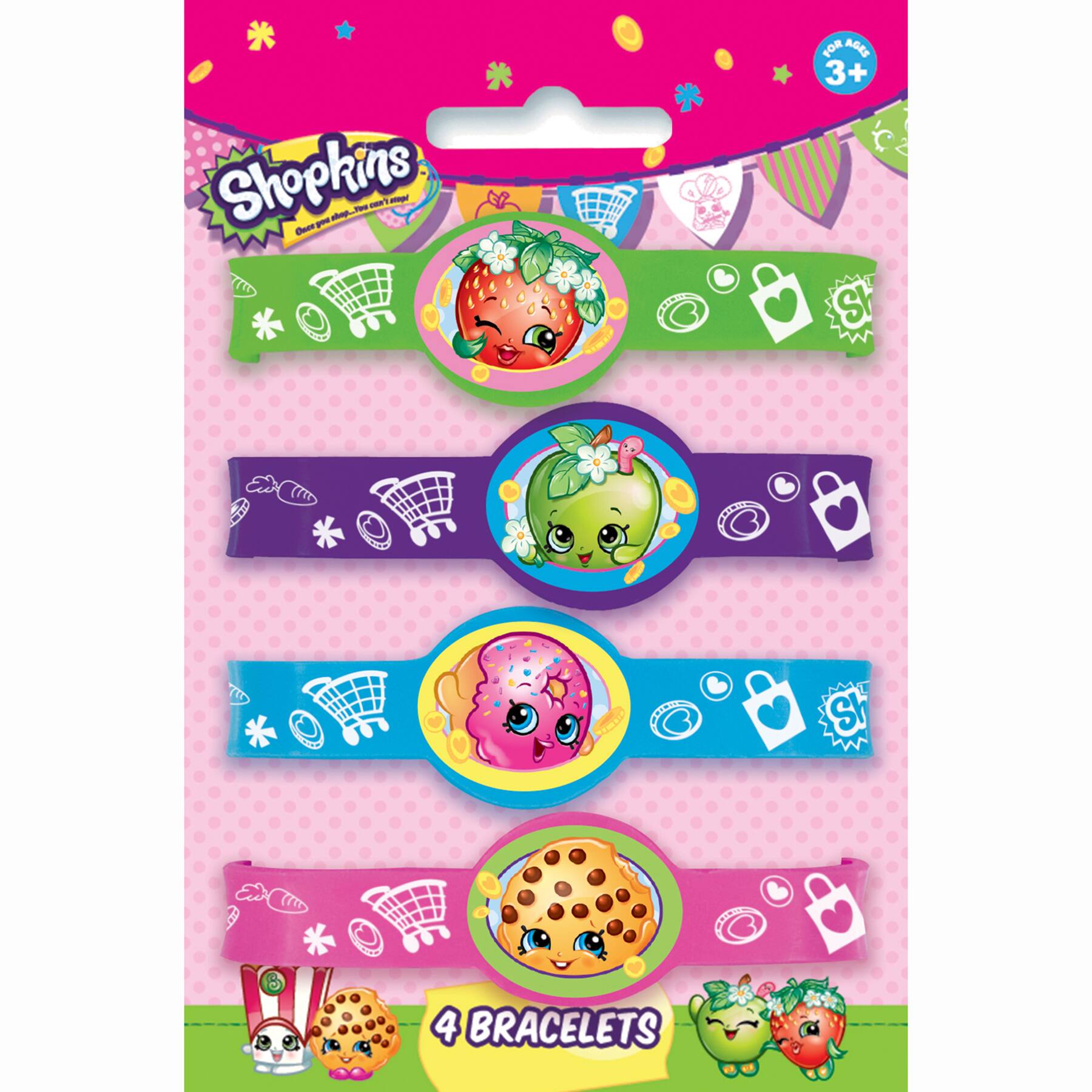 Shopkins Stretchy Bracelets | Shopkins Party Supplies and Party Favors