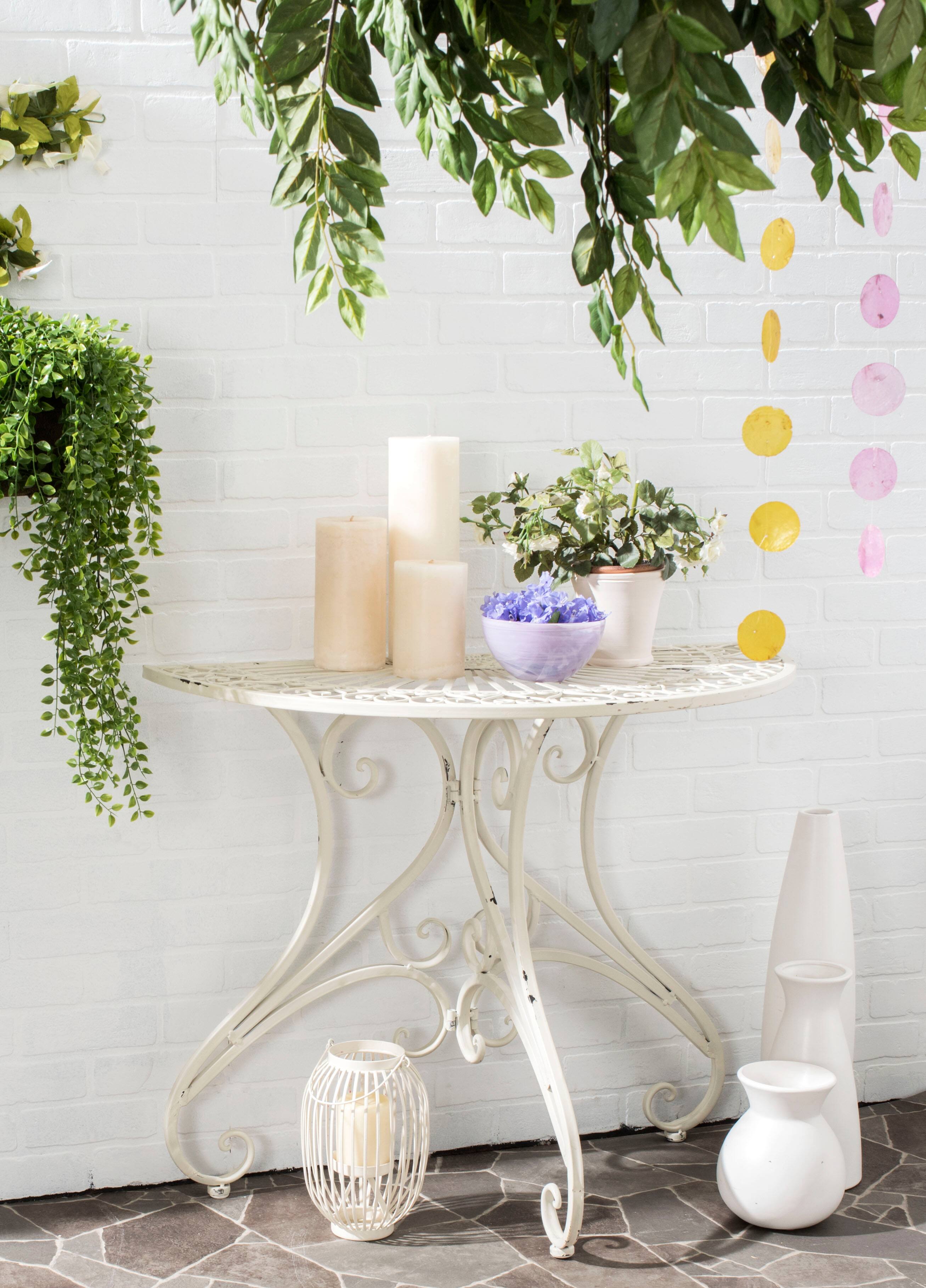 Annalise Accent Table in White