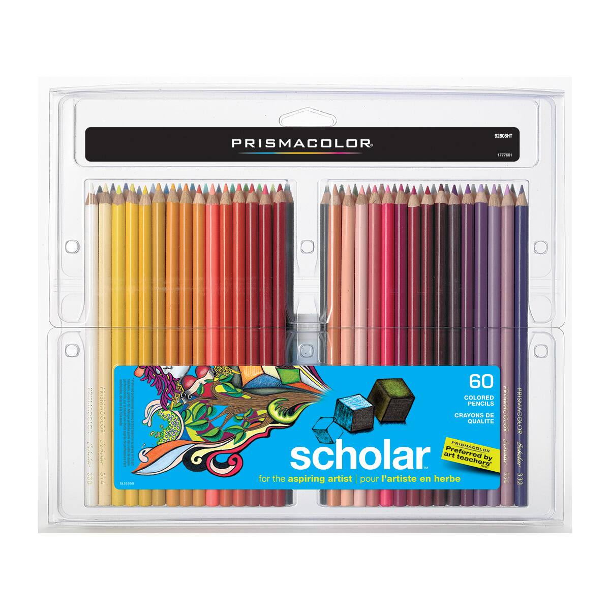 Prismacolor Scholar Colored Pencil Set, 48 Assorted Colors