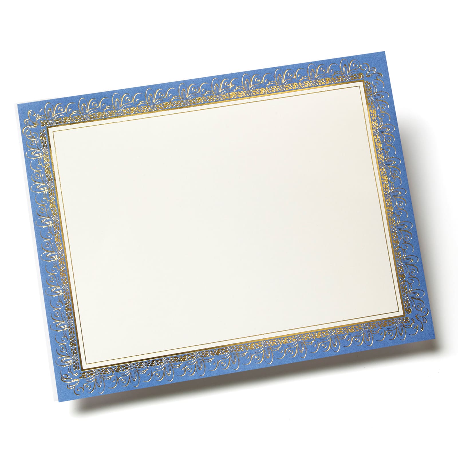 Gartner Studios® Blue & Gold Foil Certificate Paper, 15 Count ...