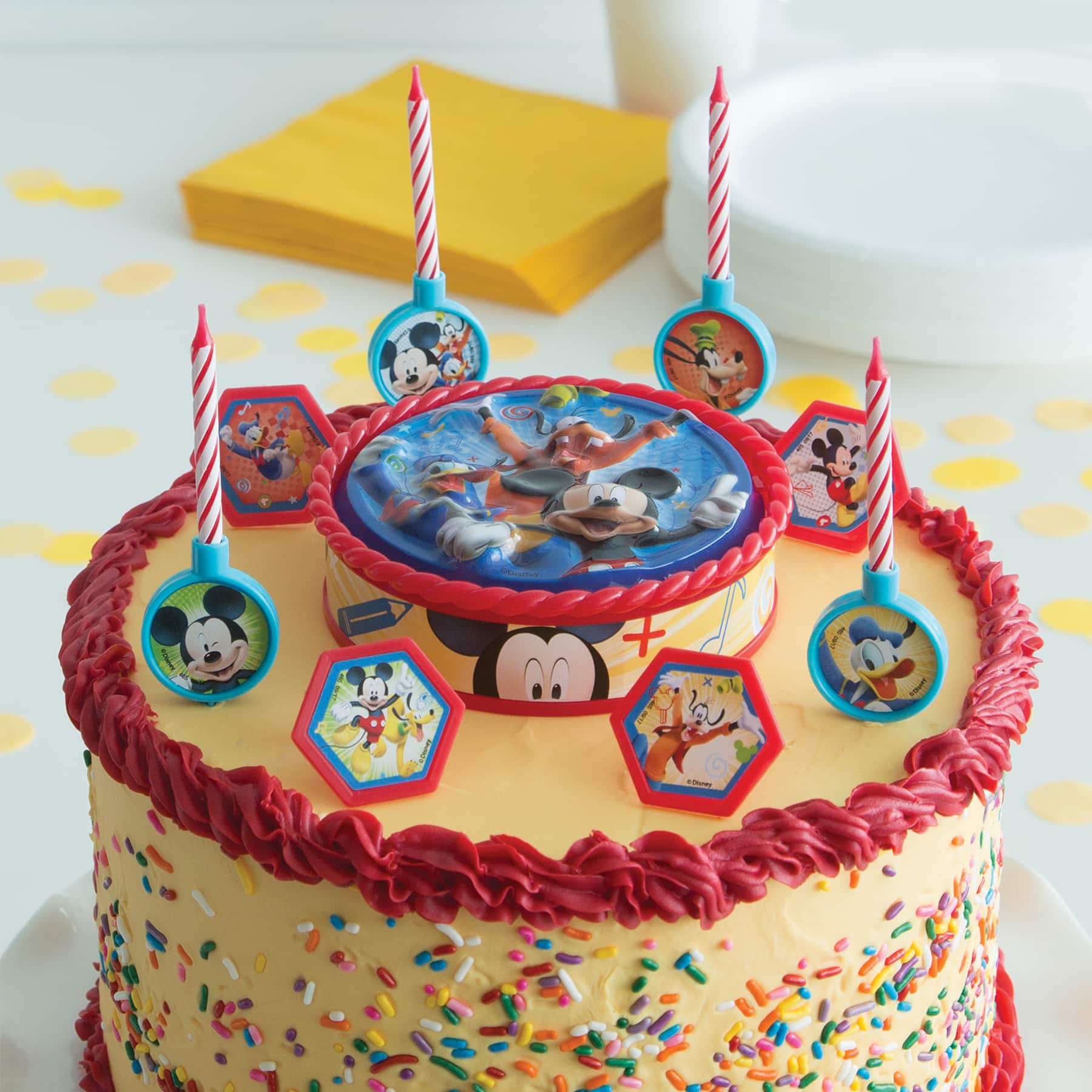 Mickey Mouse Birthday Cake Decorating Kit