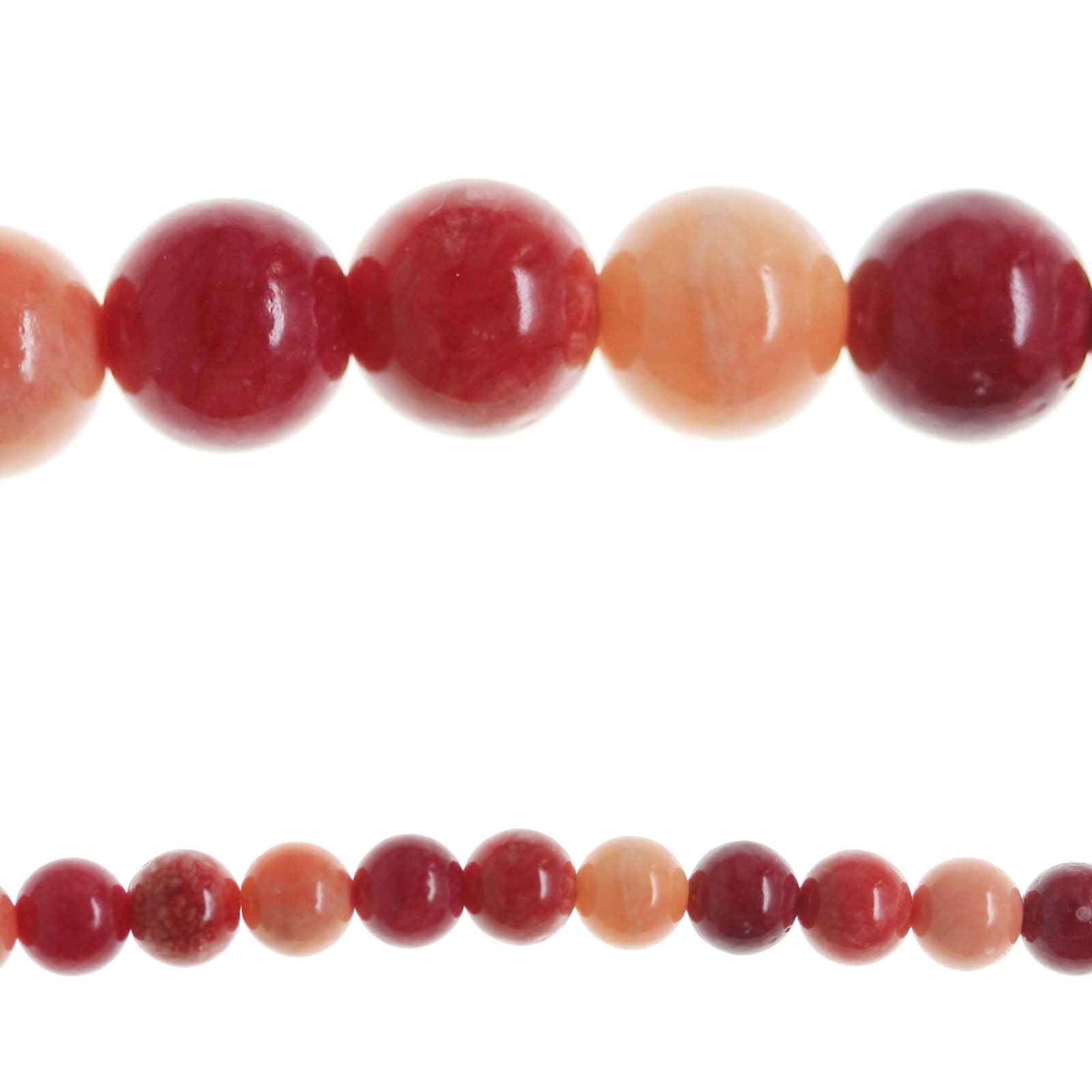 50 BEAUTIFUL HIGH QUALITY PRETTY TWO-COLOURED ROUND BEADS 12mm