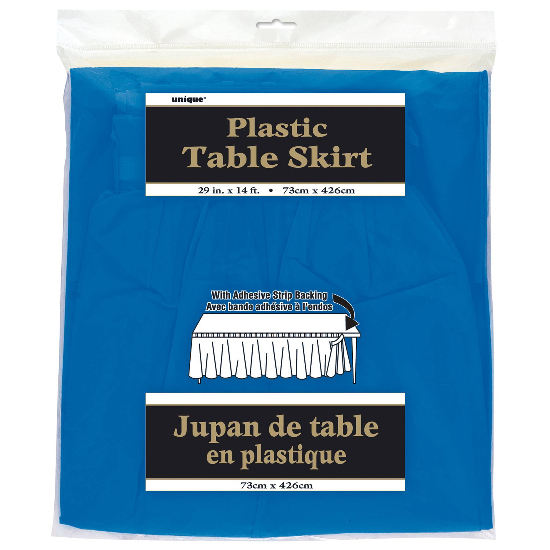 Plastic Royal Blue Table Skirt, 14 Ft By Unique | Michaels®