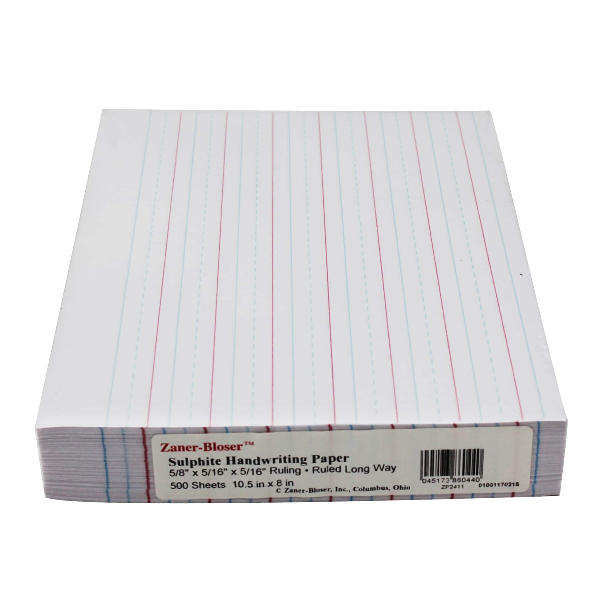Pacon&#xAE; Zaner Bloser&#x2122; Ruled Paper Sheets, 2 Packs of 500