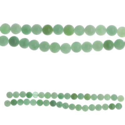 Bead Gallery® 8 mm Round Glass Beads, Green image