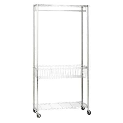 Honey Can Do Chrome Rolling Laundry Station | Michaels