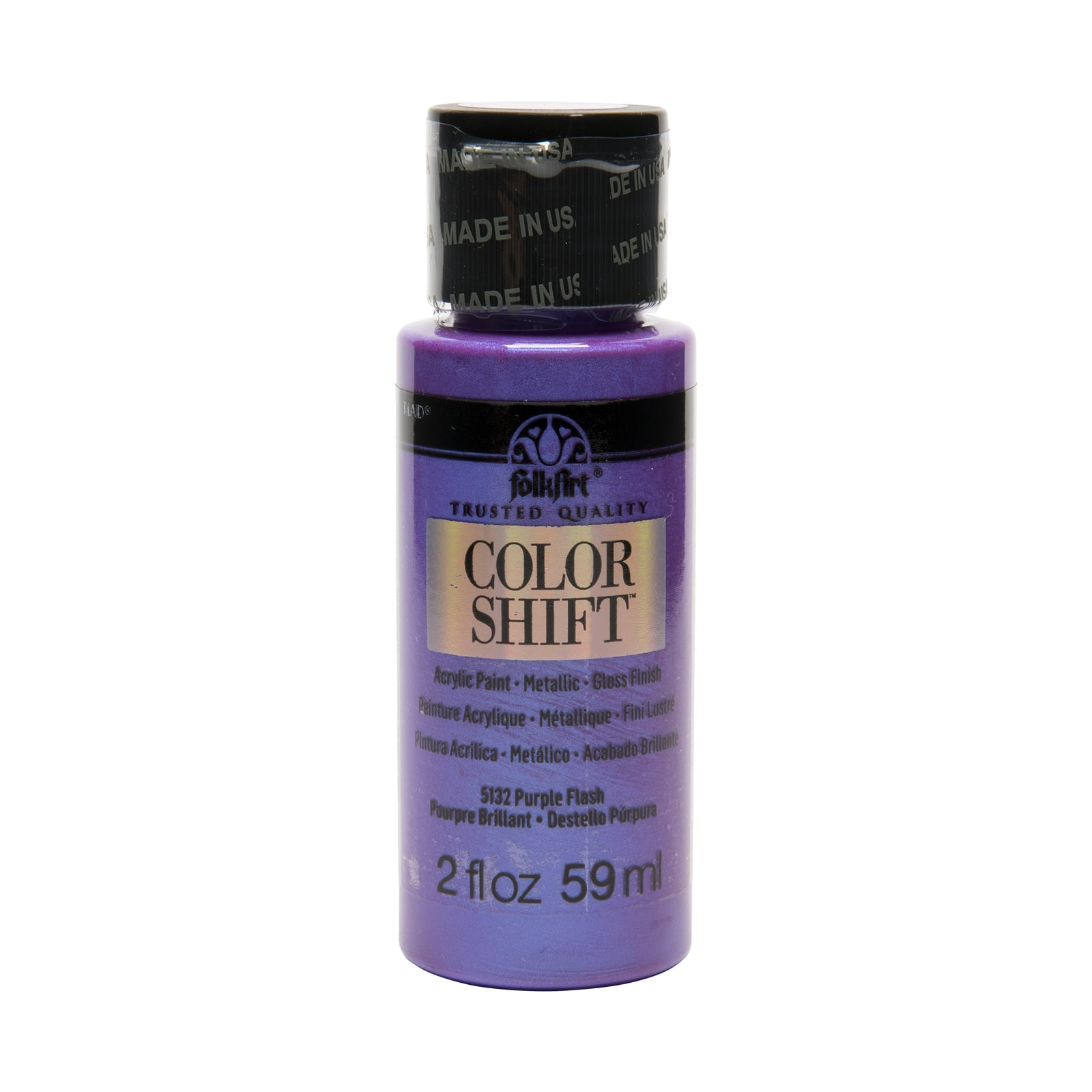 FolkArt Color Shift Glossy Metallic Finish Acrylic Craft Paint Set Designed  for