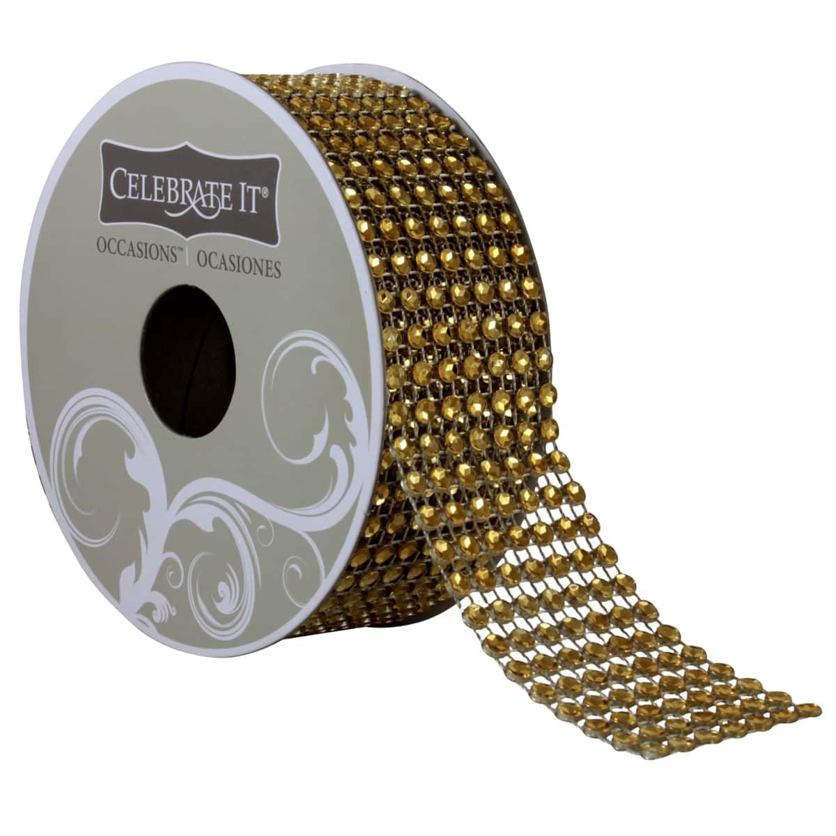 3/4 Rhinestone Mesh Ribbon by Celebrate It® Occasions™