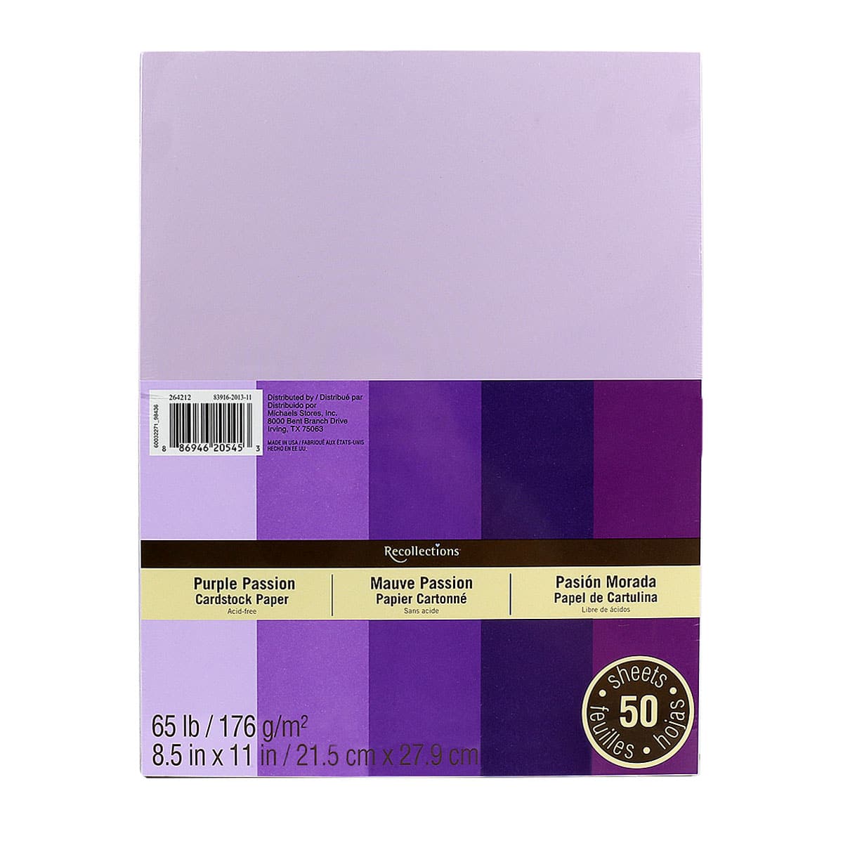 Recollections® Purple Passion Cardstock Paper, 8.5