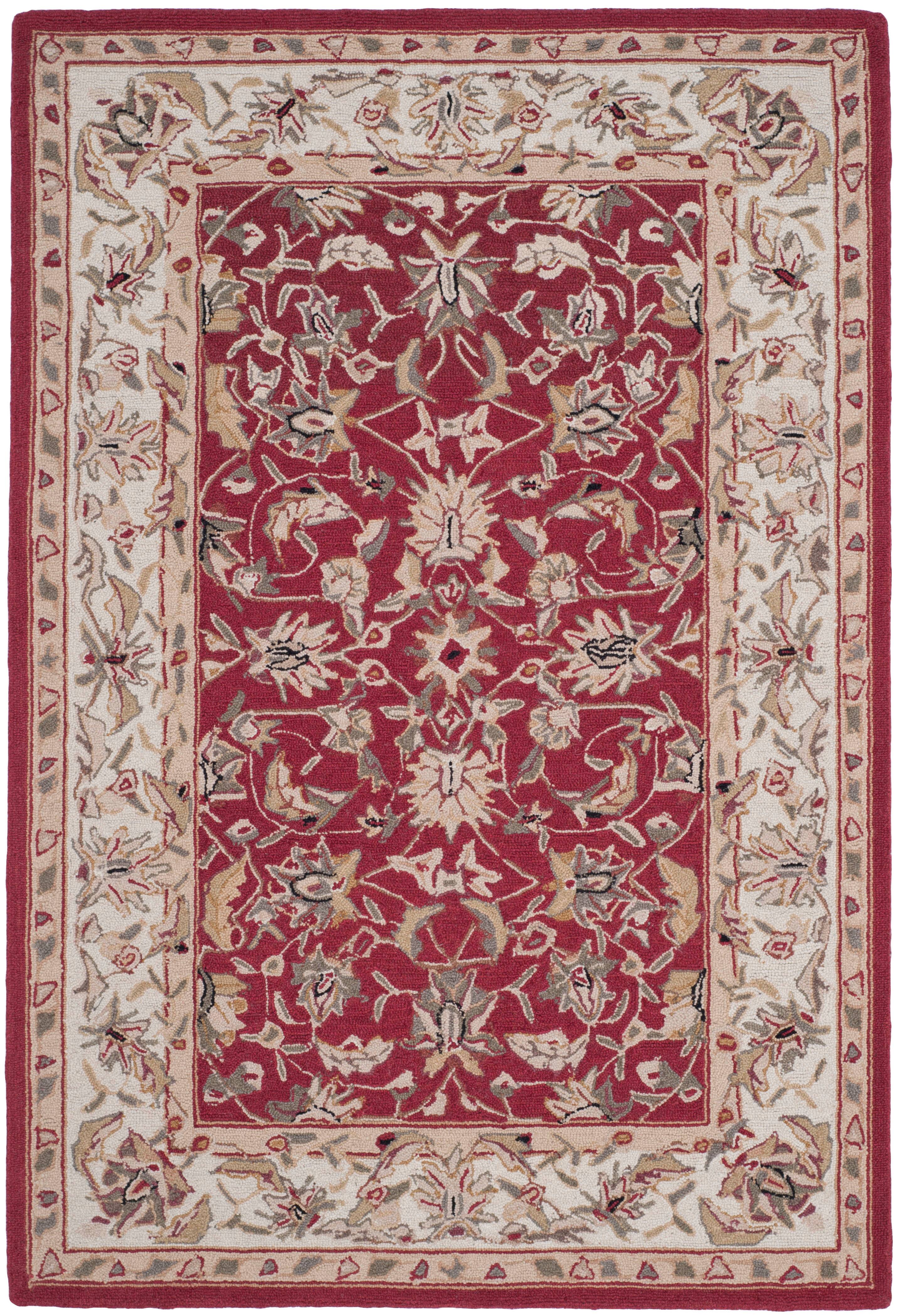Chelsea Floral Border 3'-9" X 5'-9" Area Rug