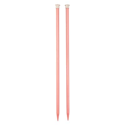 14"" Anodized Aluminum Knitting Needles by Loops & Threads®