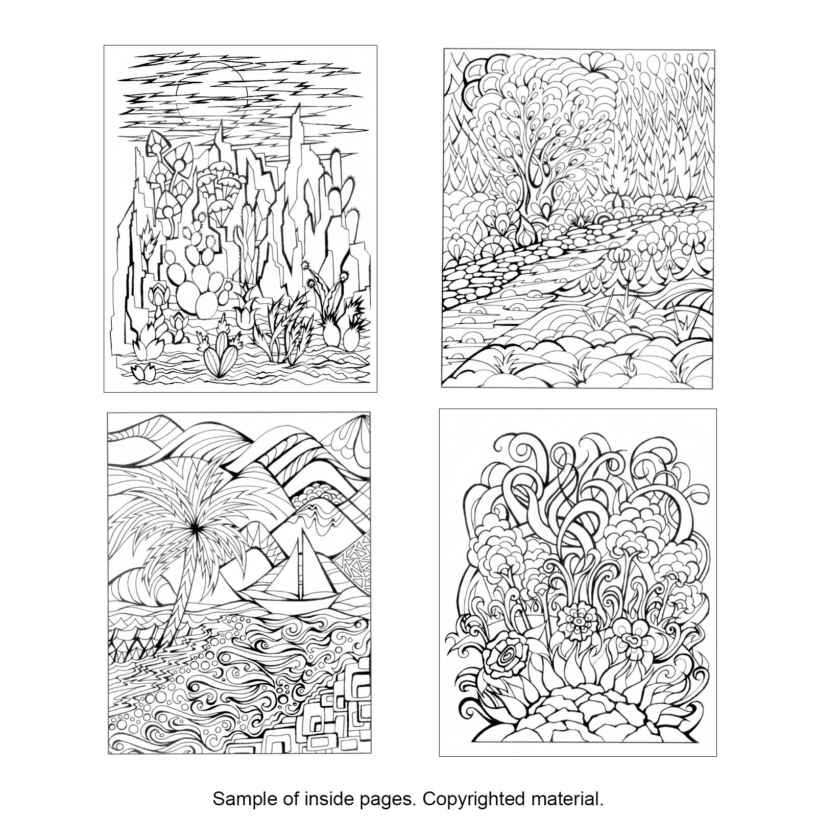 Download Creative Haven Magical Landscapes Coloring Book