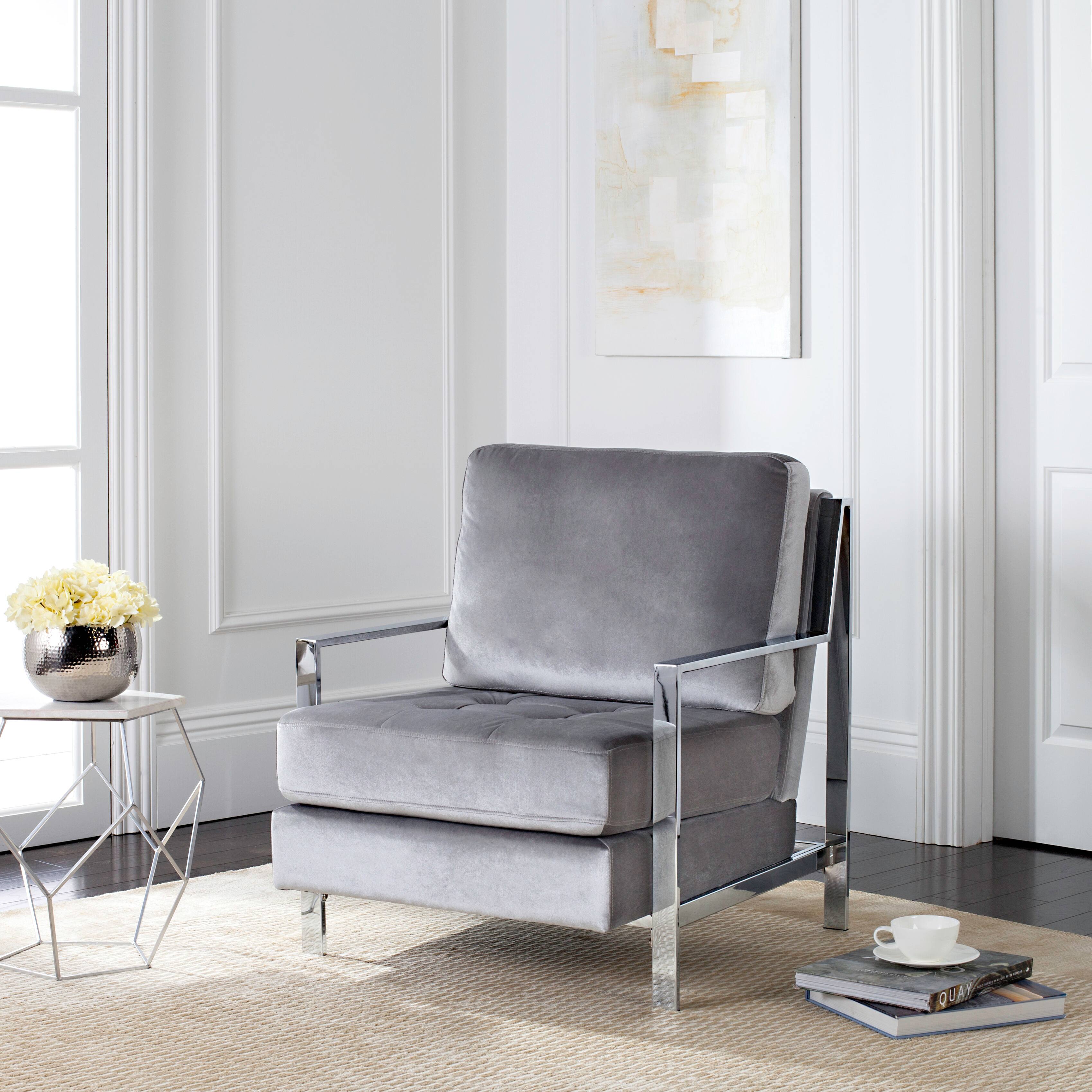 Walden Accent Chair in Light Grey By Safavieh | Michaels®