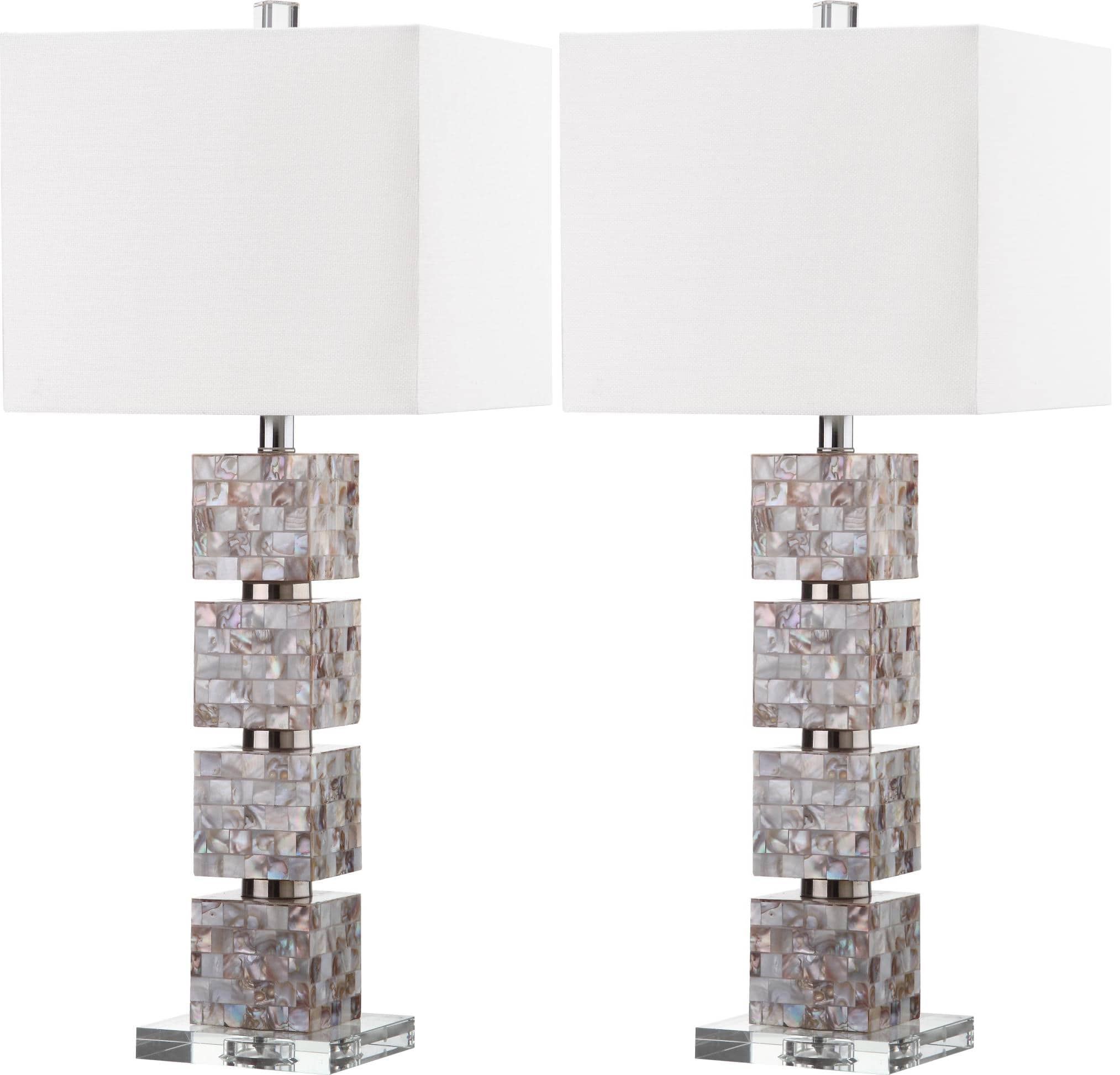 Rafferty Table Lamp Set in Cream