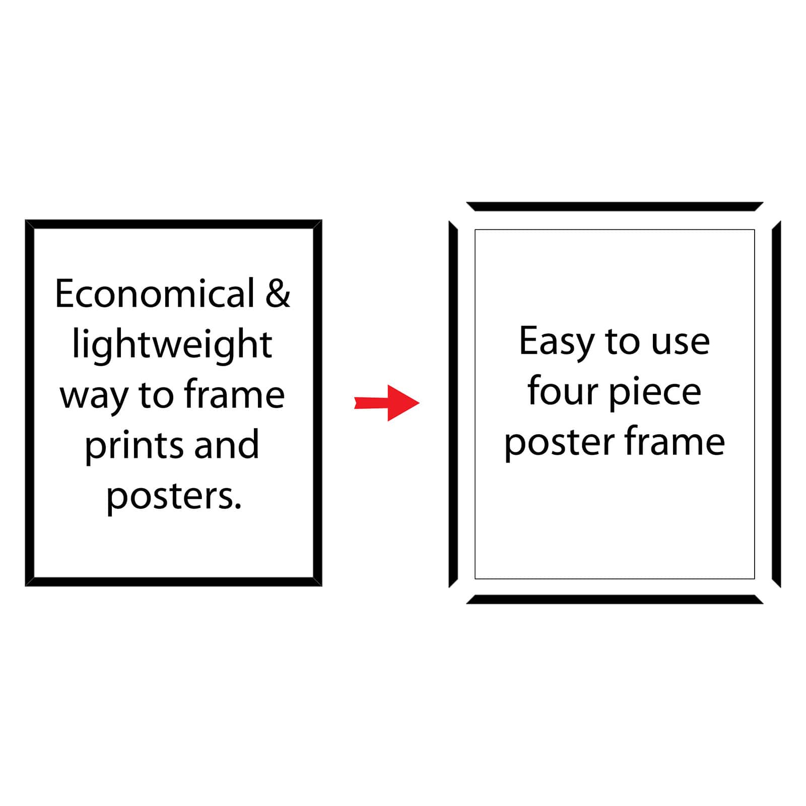 michaels poster frame sizes