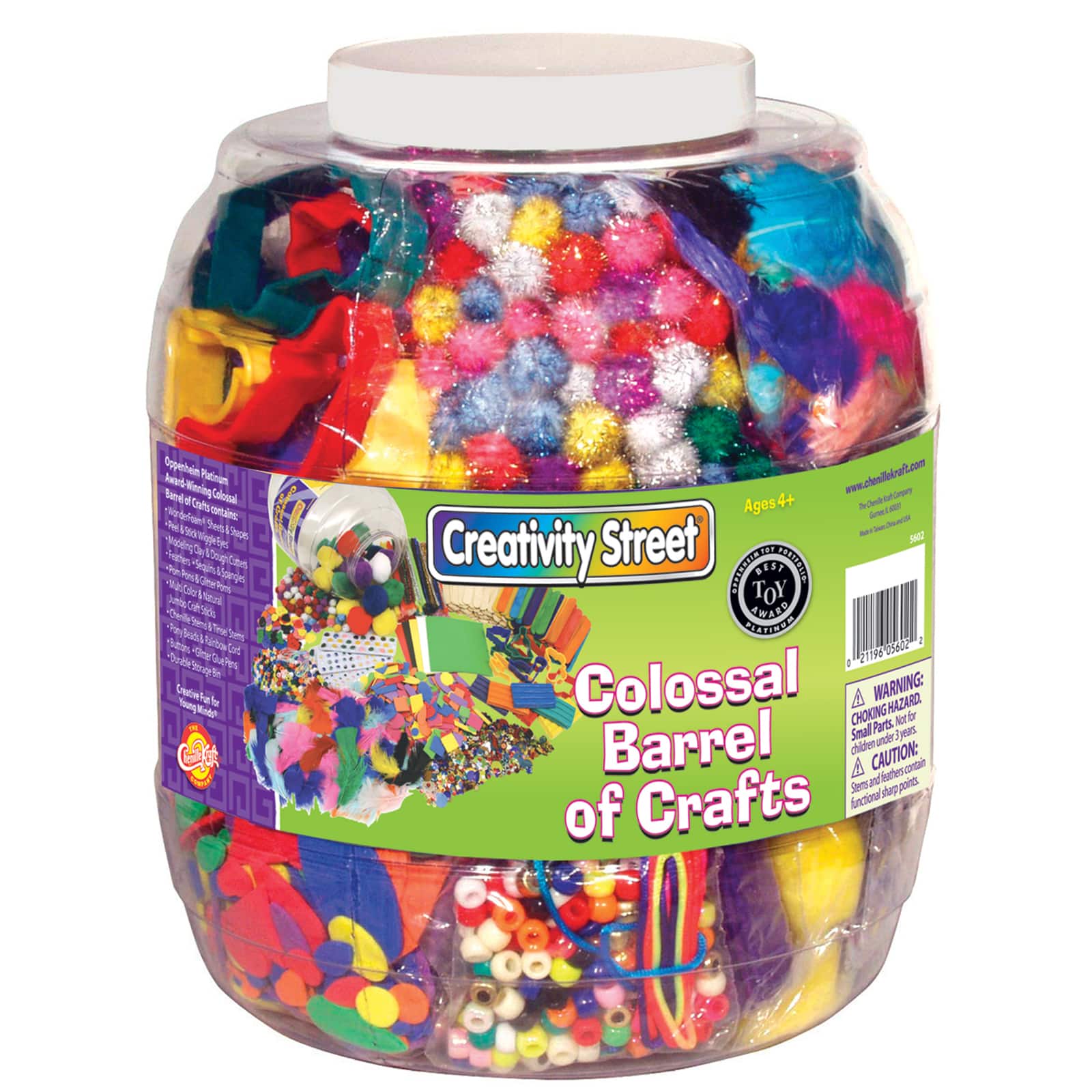 6 Pack: Creativity Street® Colossal Barrel of Crafts™