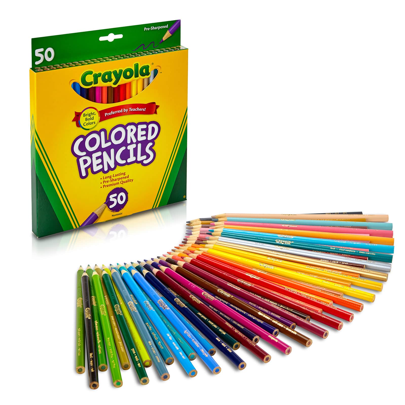 12 Packs: 50 ct. (600 total) Crayola® Colored Pencils