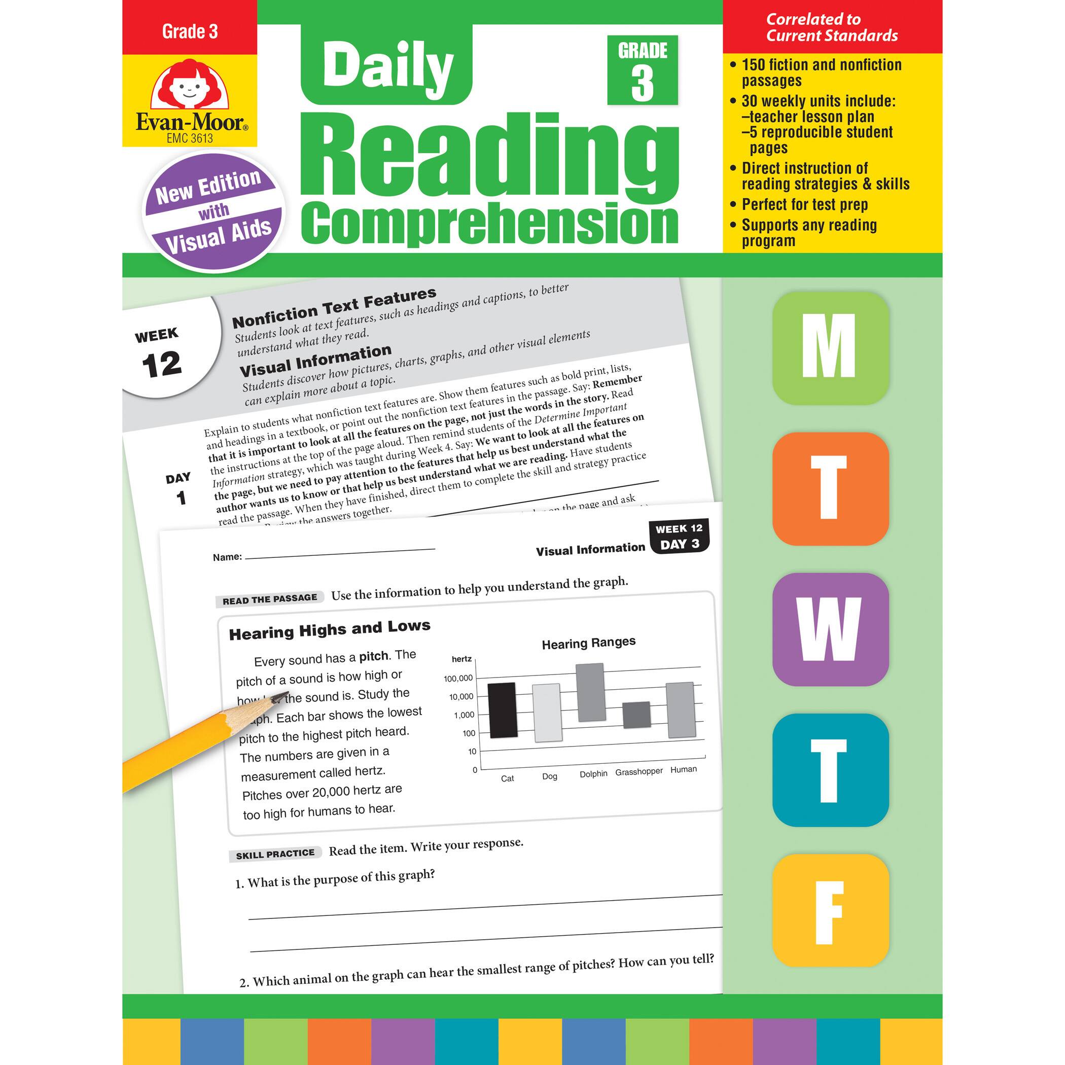 Evan-Moor® Daily Reading Comprehension, Grade 3
