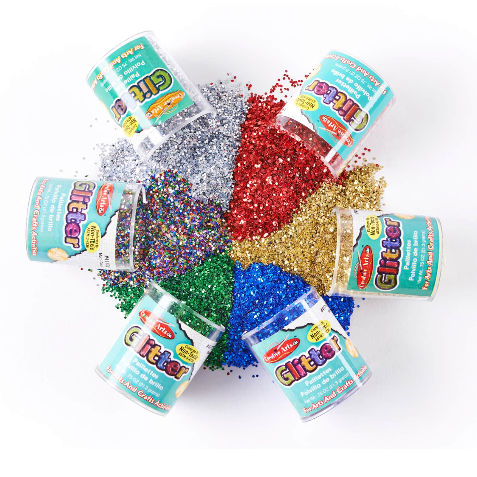 Creative Arts™ Glitter Set, 4 Packs