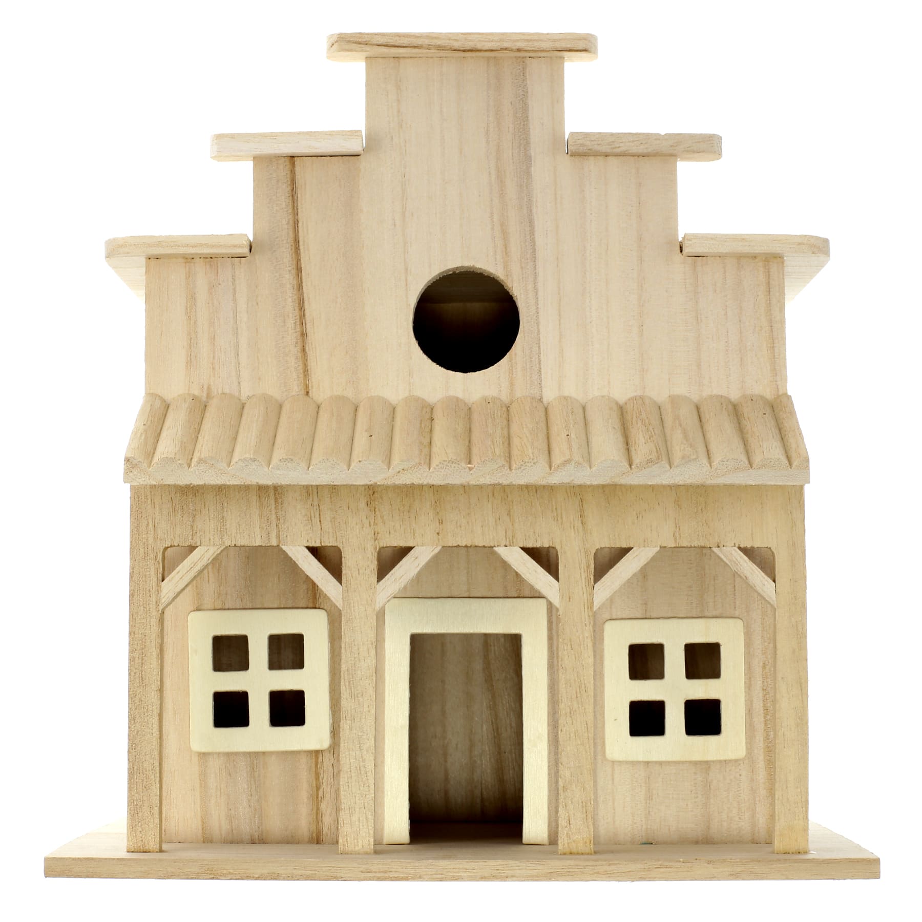 Find the Saloon Wooden Birdhouse by ArtMinds® at Michaels
