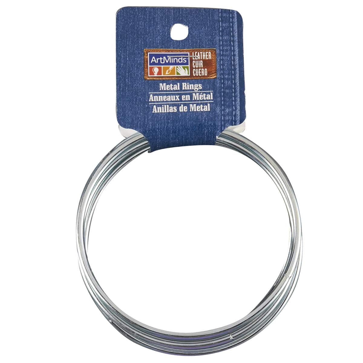 12 Packs: 6 ct. (72 total) 3&#x22; Metal Rings by ArtMinds&#x2122;