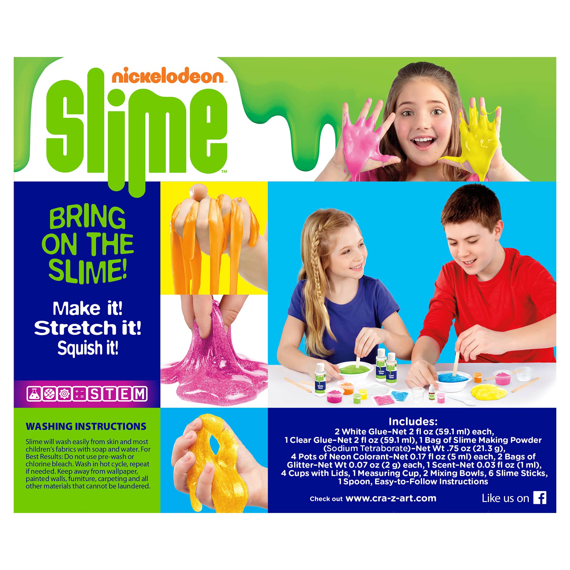 Cra Z Art Nickelodeon Slime Kit Scented Glitter