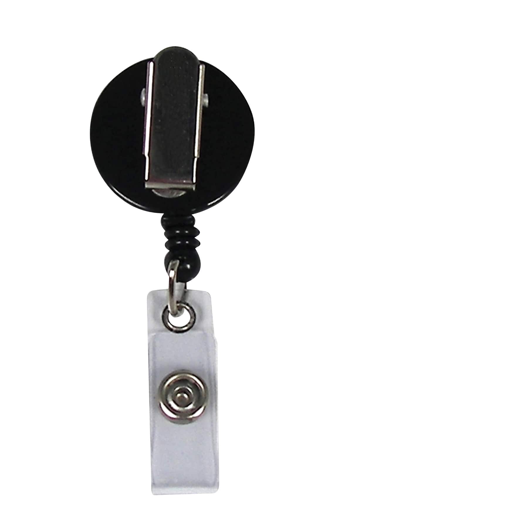 Carabiner Retractable Badge Reel, Slide Clip