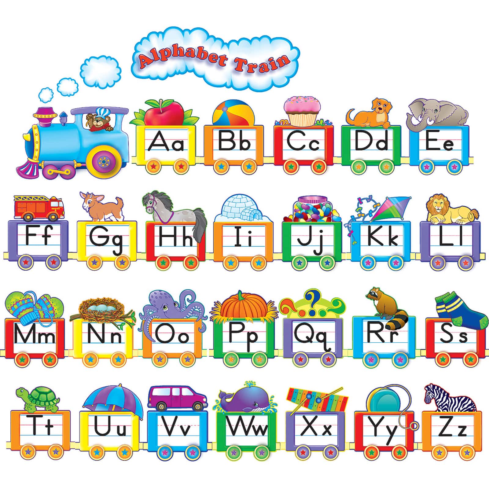 Teacher Created Resources: Alphabet Train Bulletin Board Display Set