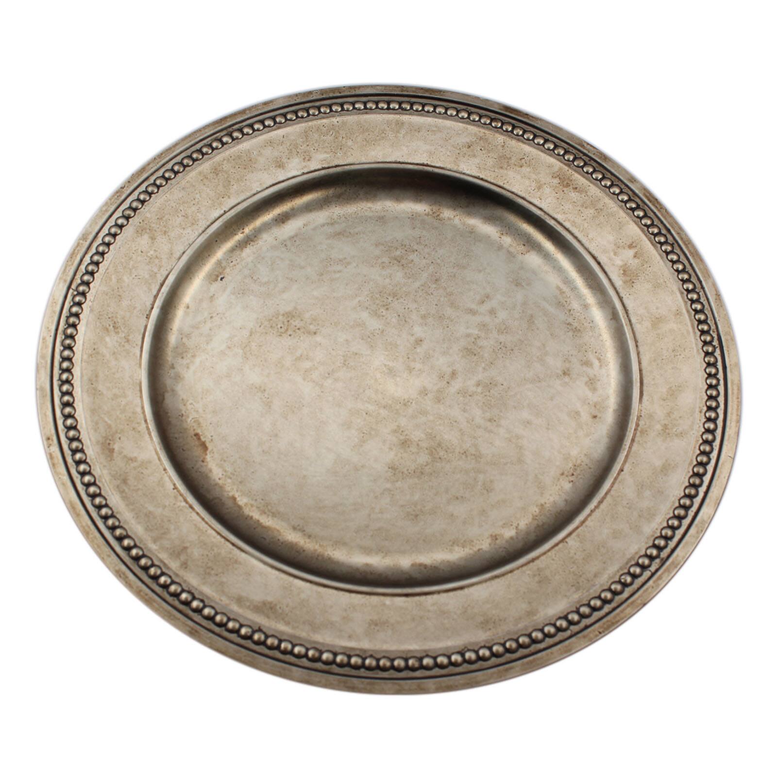 Buy the Gold Charger Plate with Beaded Edge By Ashland® at Michaels