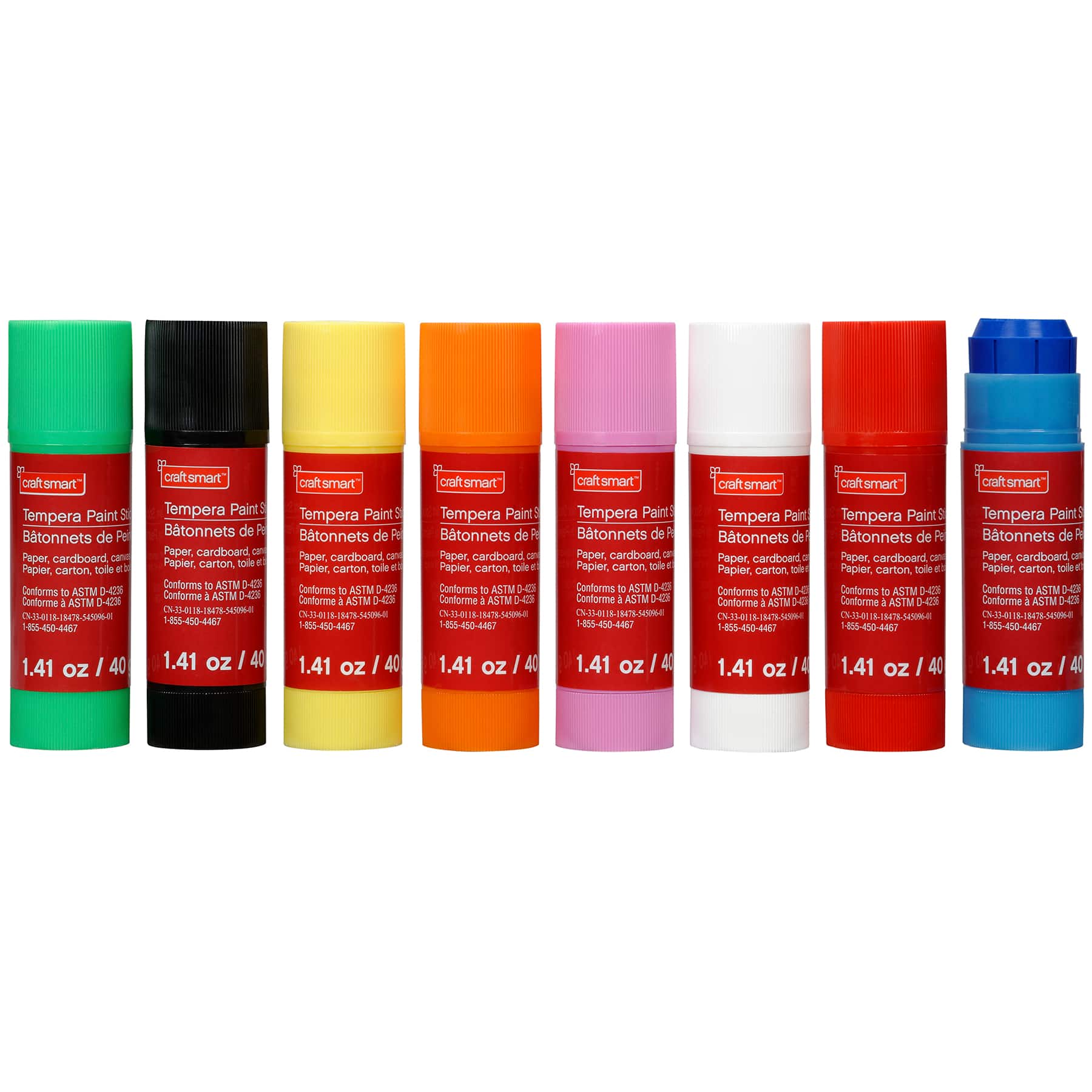 8 Count Basic Tempera Paint Sticks Pack By Craft Smart&#x2122;