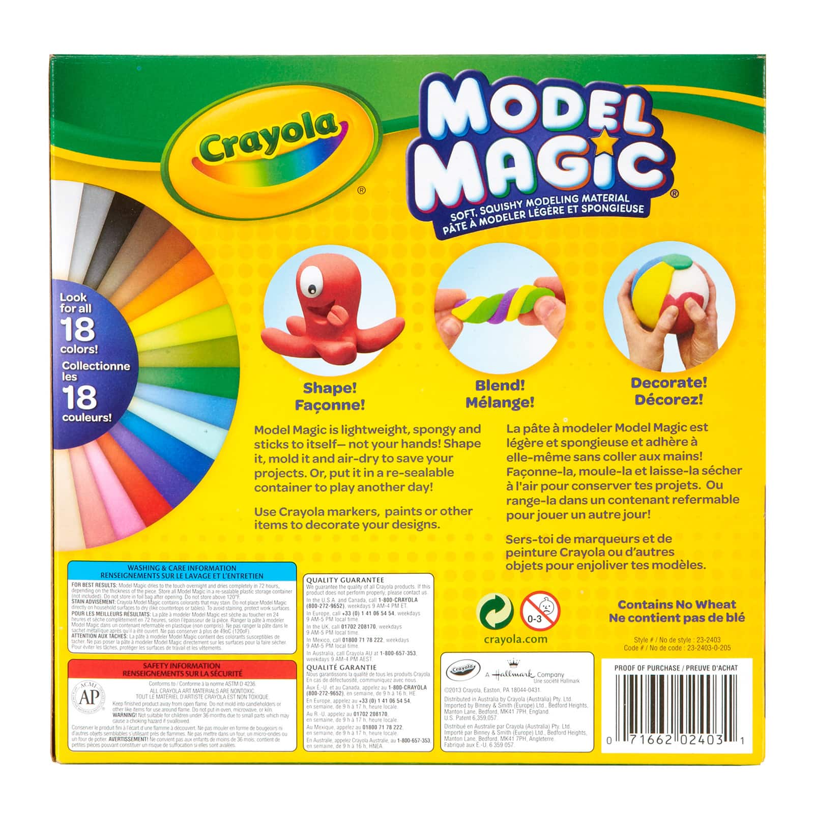 12 Packs: 14 ct. (168 total) Crayola&#xAE; Model Magic&#xAE; Deluxe Variety Pack