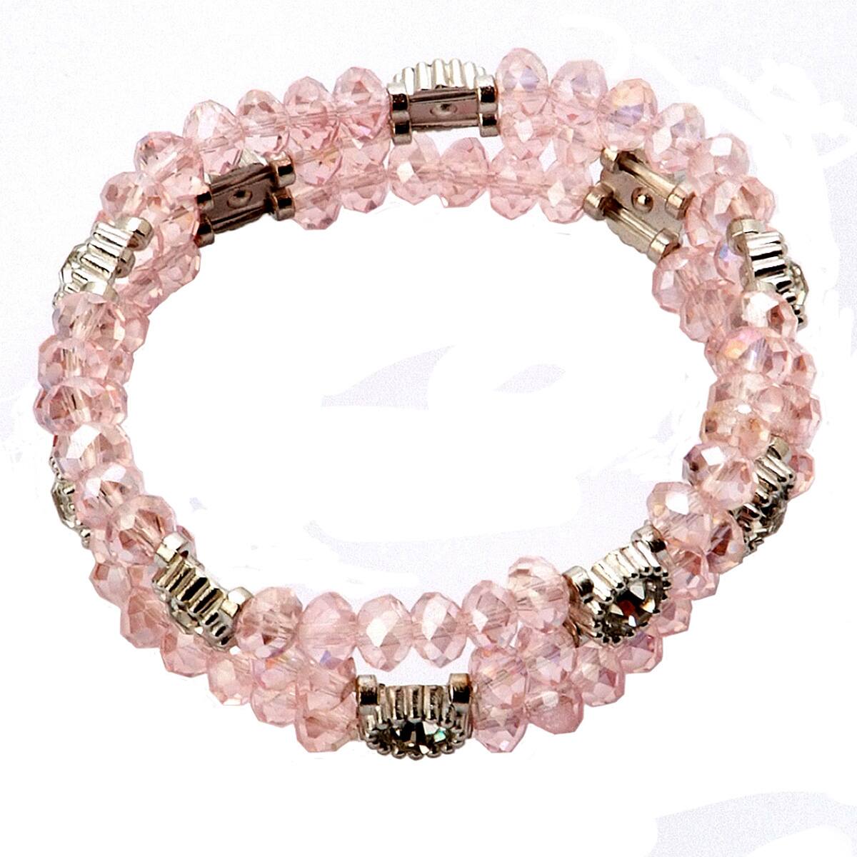 Darice&#xAE; Multi-Strand Crystal Beaded Bracelet with Rhinestones