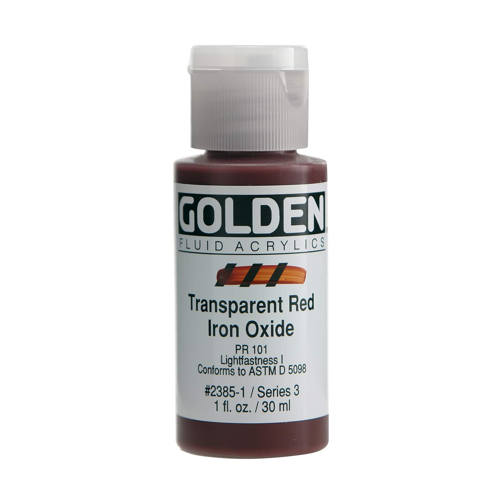 Golden Fluid Acrylics, 1 oz Paint in Transparent Red Iron Oxide - D022166S - Art and Craft Paint Get the Golden Fluid Acrylics, 1oz. at Michaels. W sku D022166S
