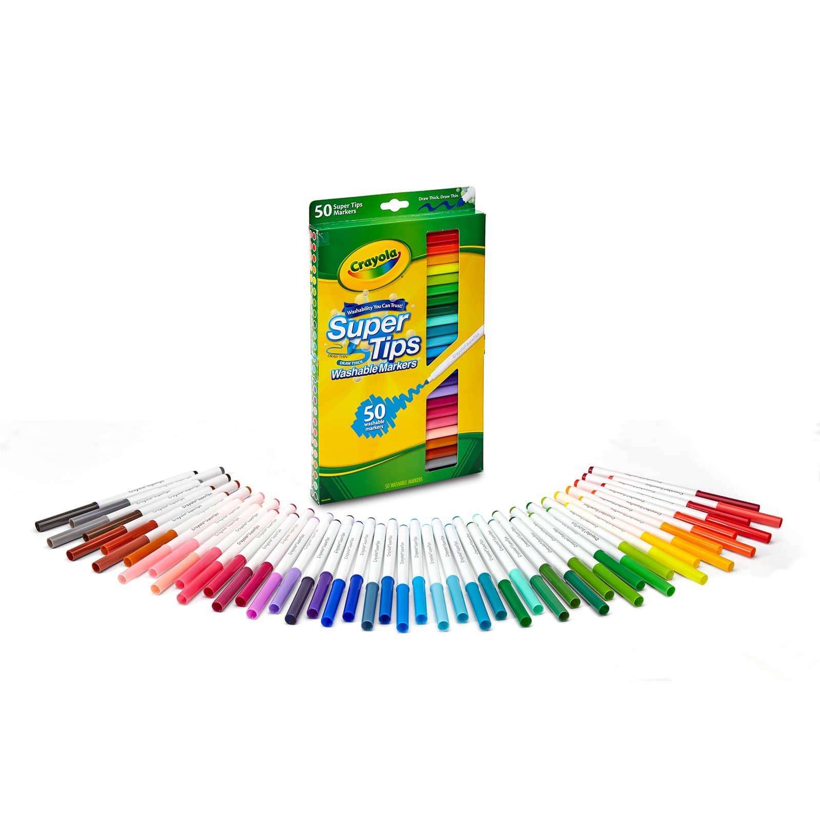Crayola 50 Super Tips Washable Markers