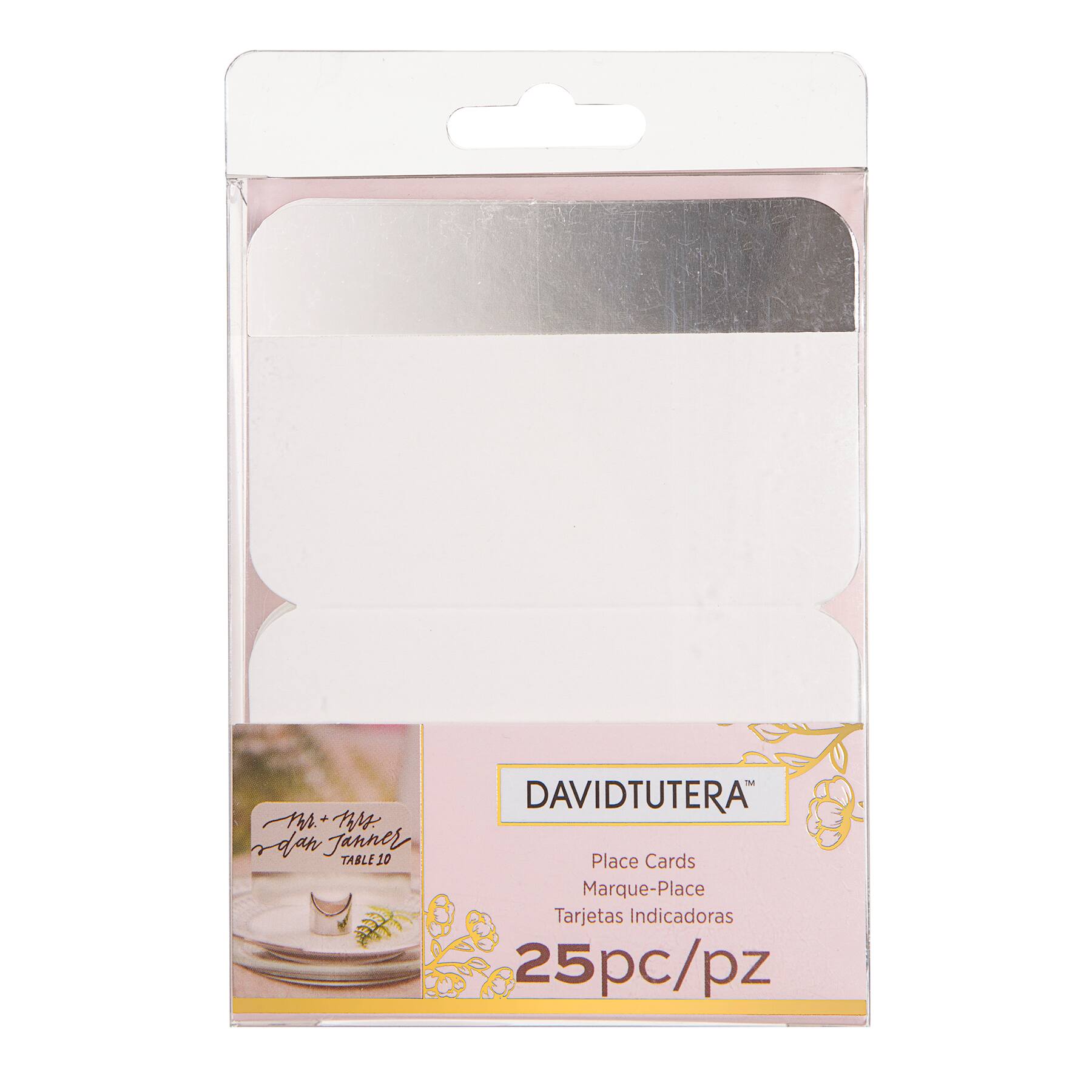 David Tutera Place Cards With Silver Bottom Michaels