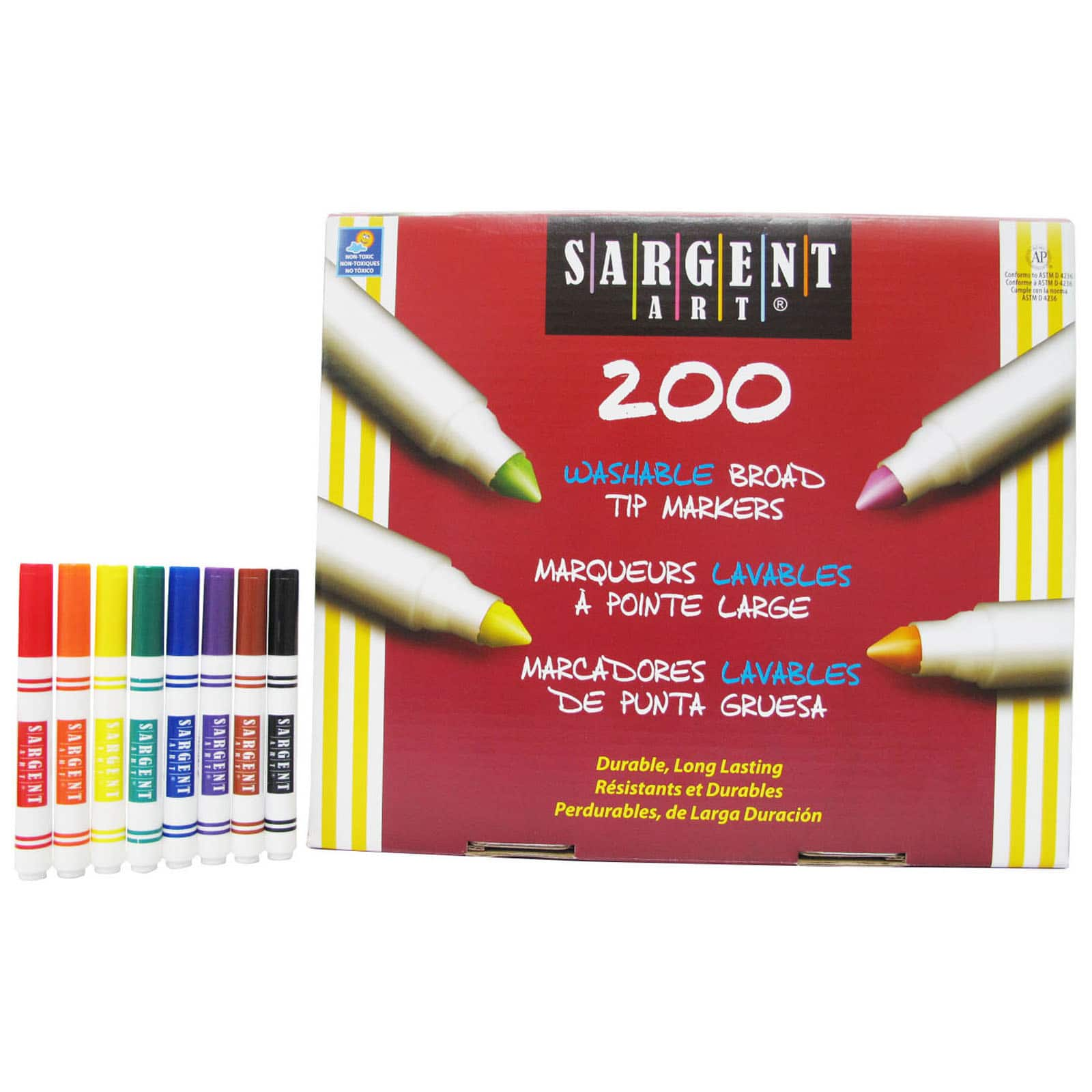 Sargent Art Washable Felt Tip Markers