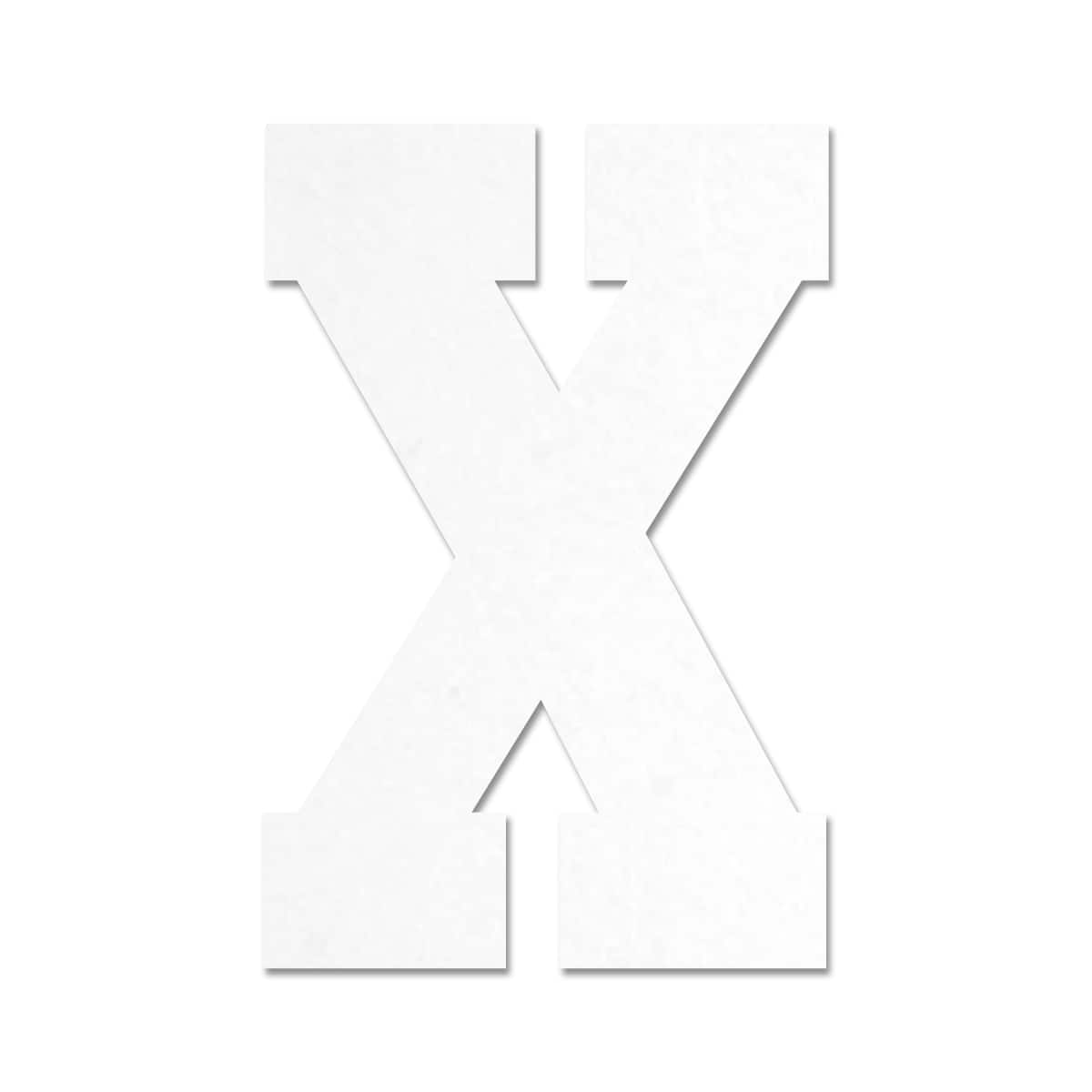 6 Pack: 13" White MDF Uppercase Letter by Make Market®