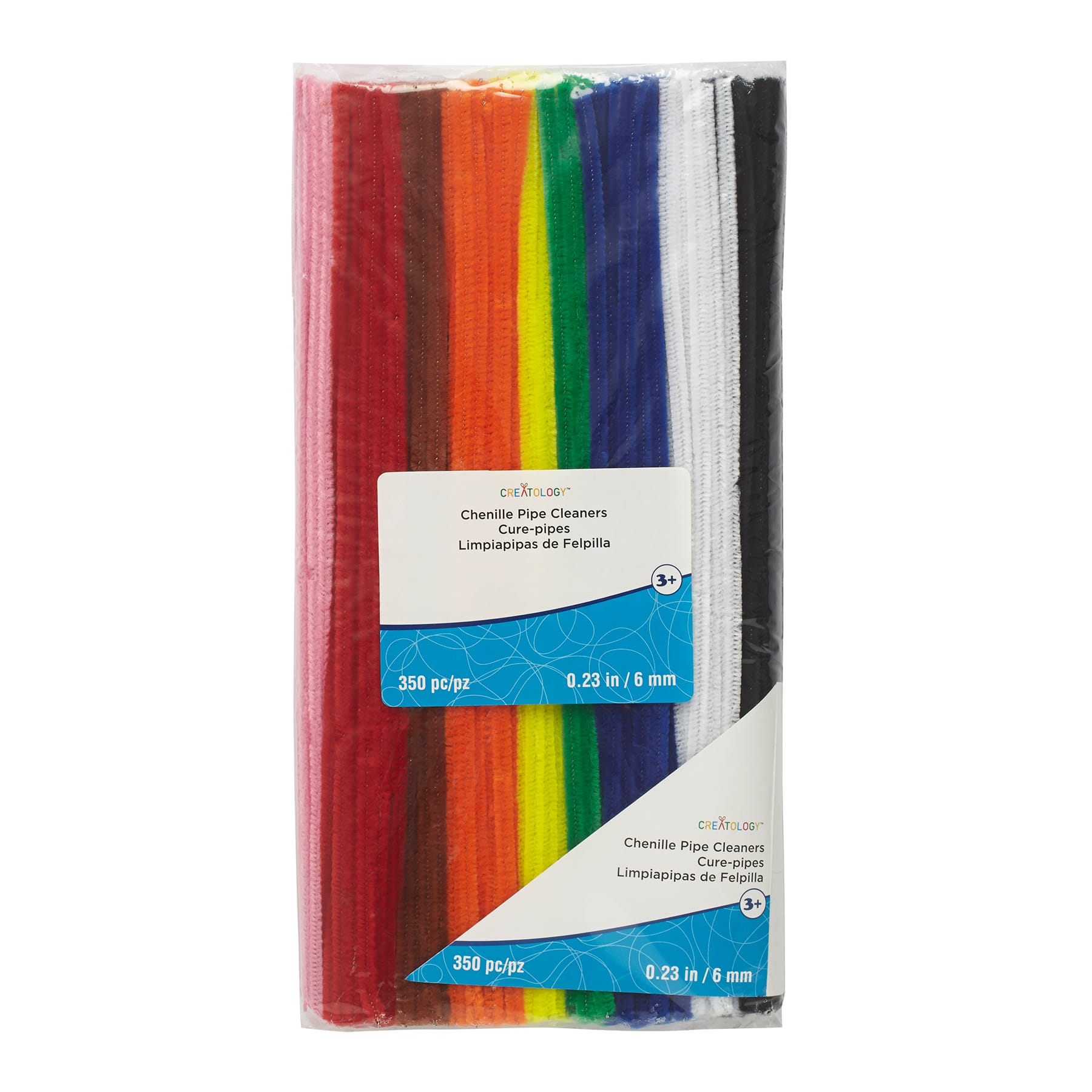 12 Packs: 350 ct. (4,200 total) Rainbow Chenille Pipe Cleaners Value Pack by Creatology™