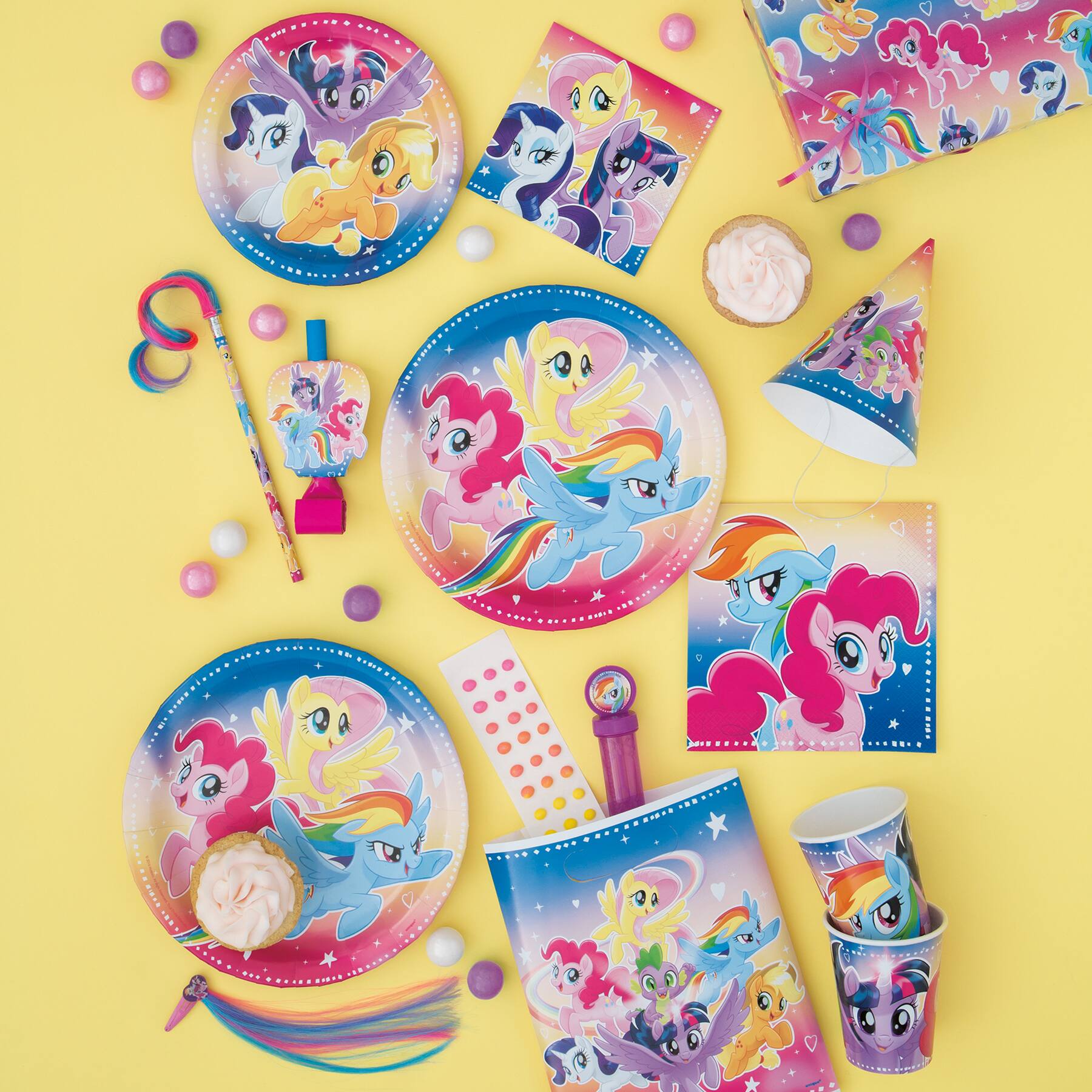 my little pony plates