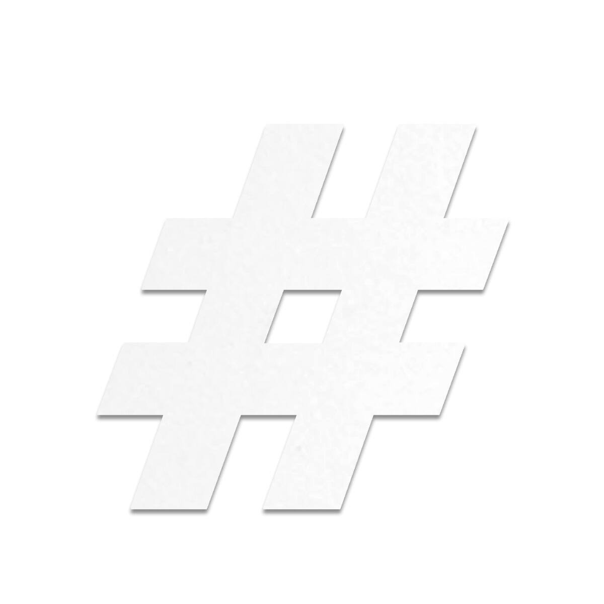 Purchase the 6 White Wooden Hashtag By ArtMinds at Michaels Purchase the 6 White Wooden Hashtag By ArtMinds at Michaels