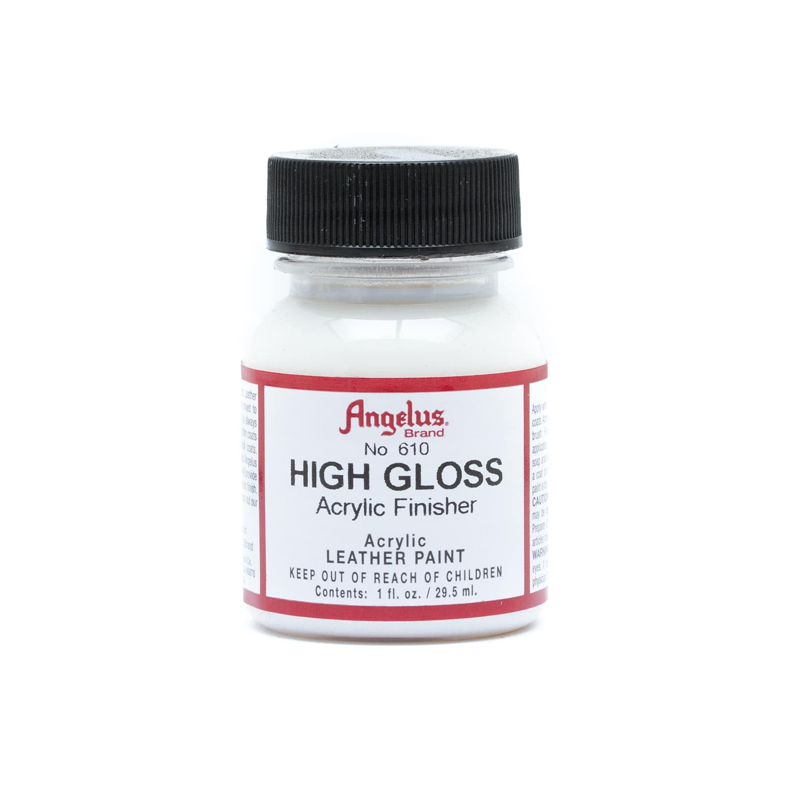  Angelus 610 High Gloss Acrylic Finisher, Clear 1oz : Tools &  Home Improvement
