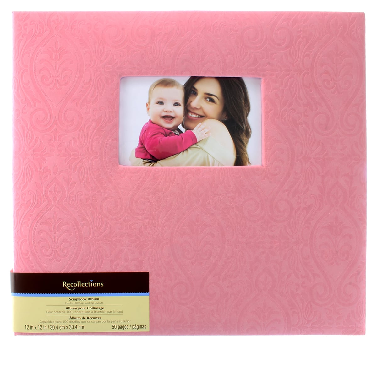 6 Pack: Pink Mega Scrapbook Album, 12" x 12" by Recollections®