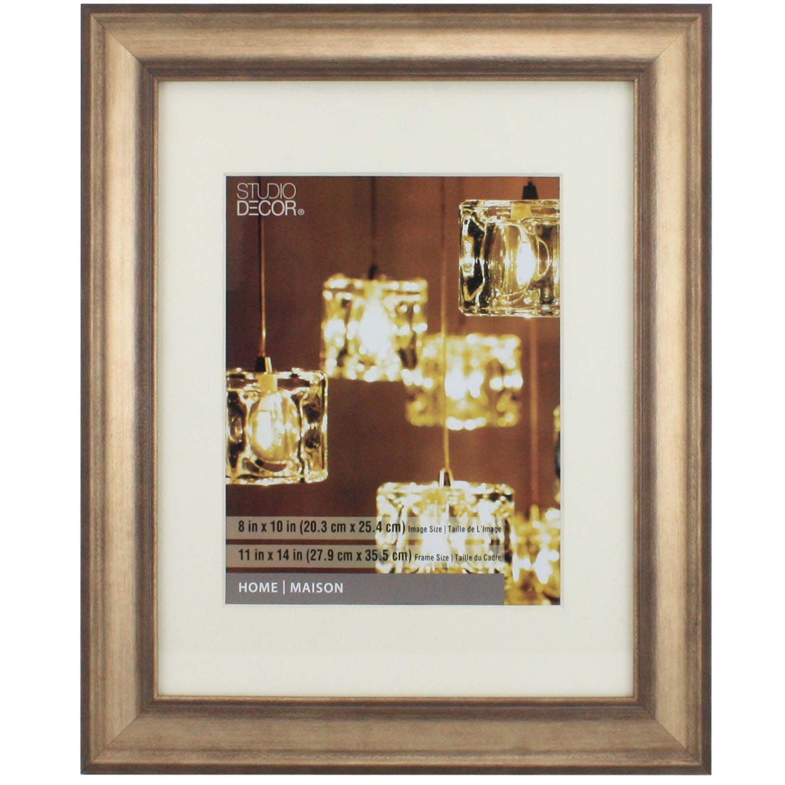 8 Pack: Rustic Bronze 8" x 10" Frame with Mat, Home by Studio Décor®
